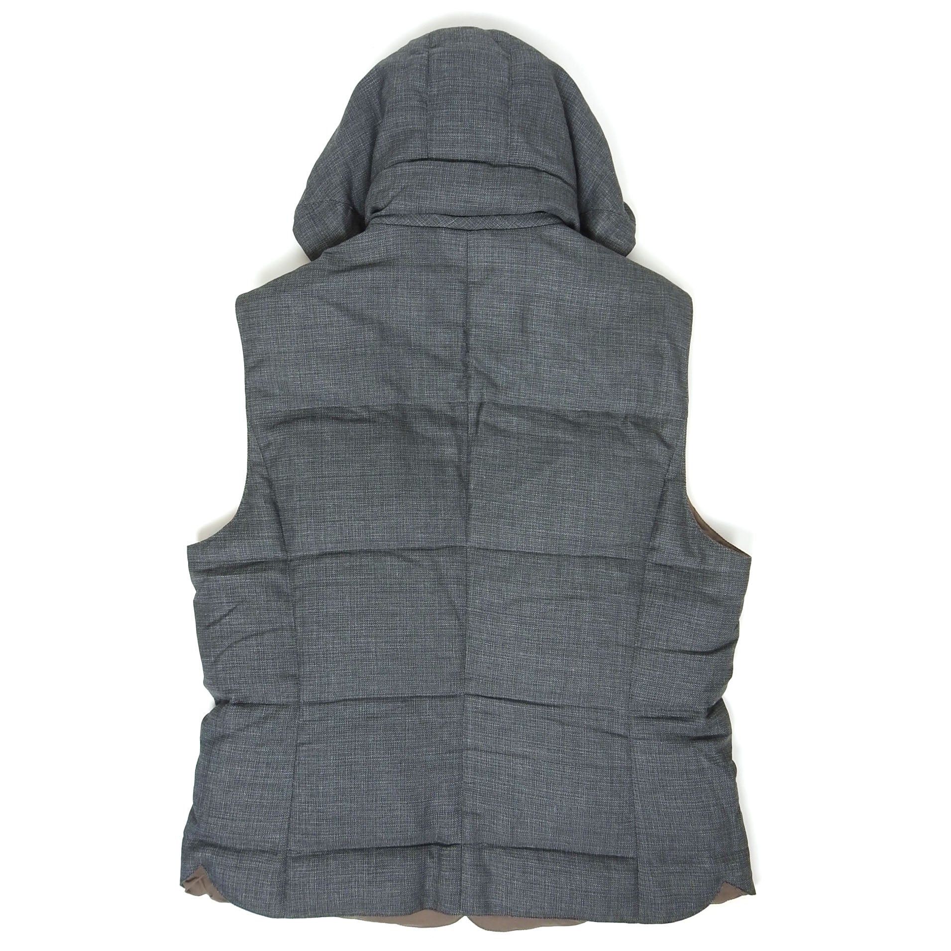 Brunello Cucinelli o1w1db10125 Padded Vest in Dark Grey Size US S / EU 44-46 / 1 - 4 Thumbnail