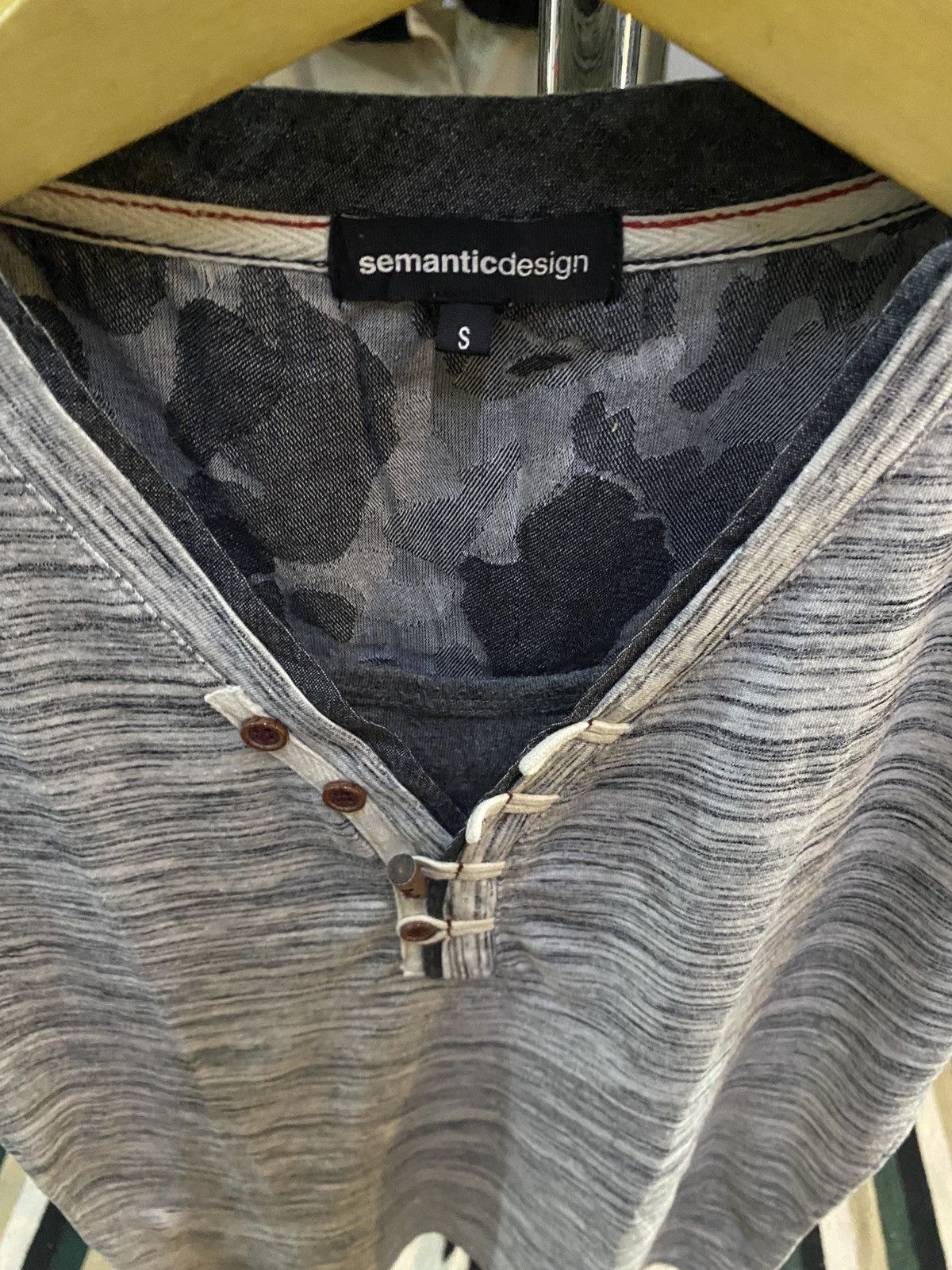 Japanese Brand Japanese Semantic Poem Double Layer Tee Size US M / EU 48-50 / 2 - 5 Thumbnail