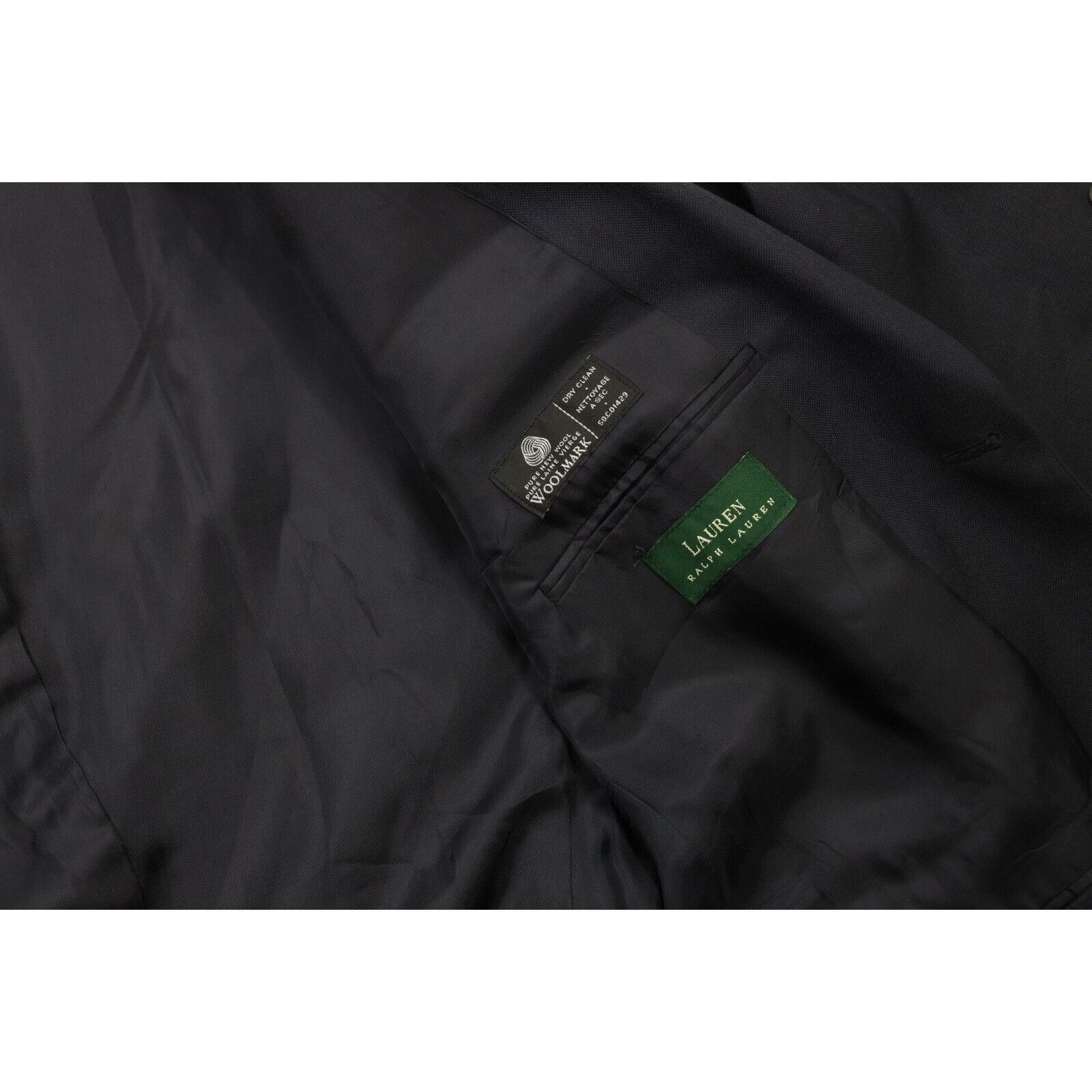 Ralph Lauren Ralph Lauren 2 Piece Wool Suit Wedding Navy Blue Size 40R - 5 Thumbnail