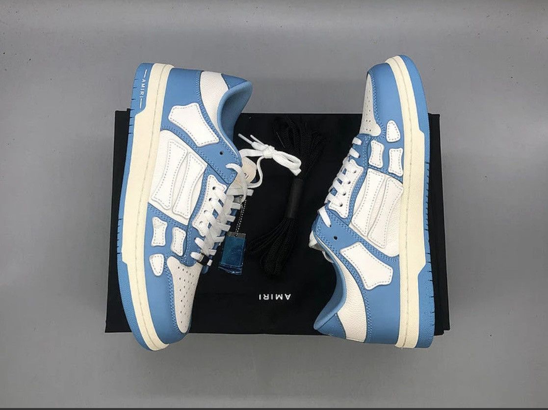 Amiri Amiri Skel Top Low 'Powder Blue' Size US 9.5 / EU 42-43 - 7 Thumbnail