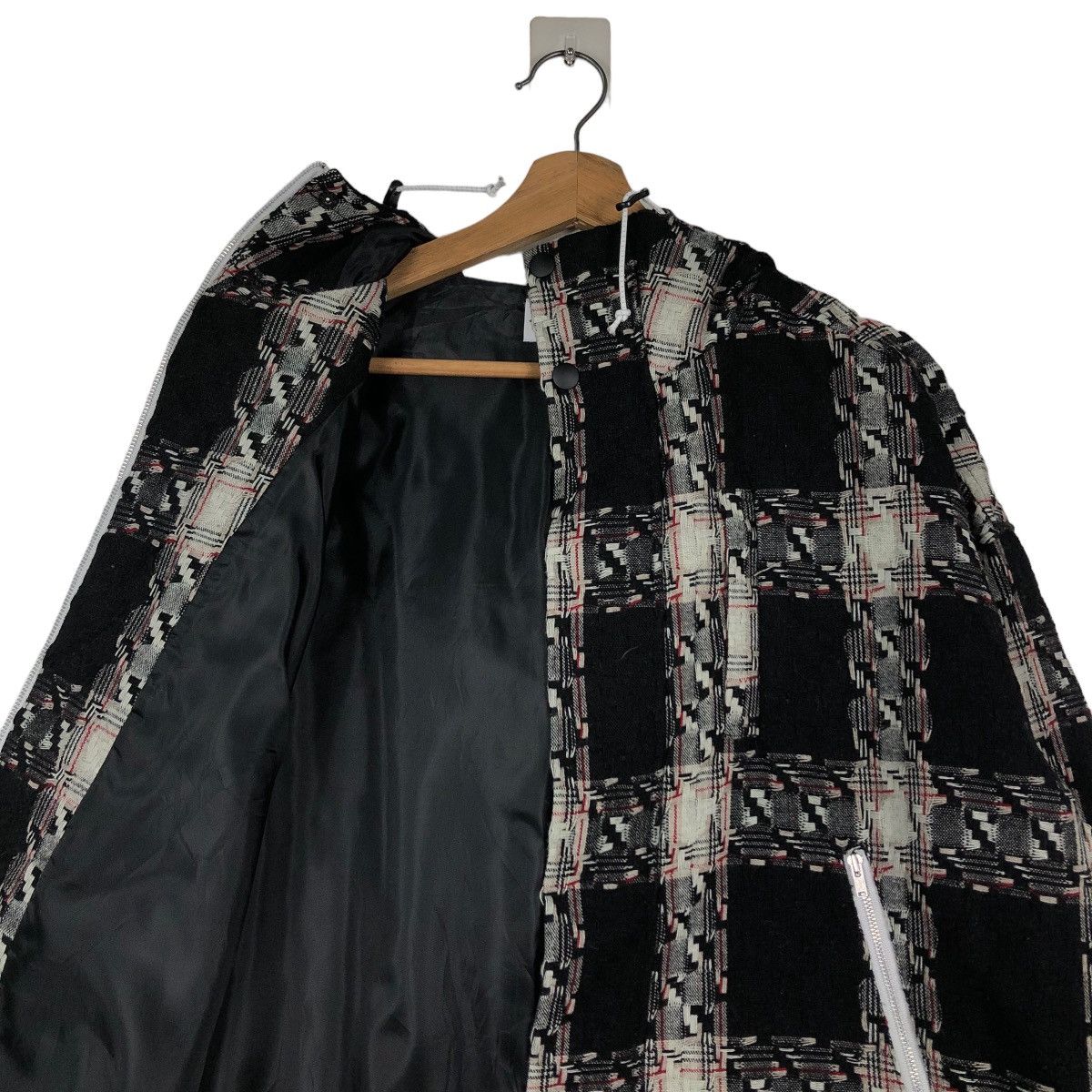 Japanese Brand 📌VINTAGE BIKER JACKET KBF JAPAN TARTAN DESIGN CHECK Size US M / EU 48-50 / 2 - 5 Thumbnail