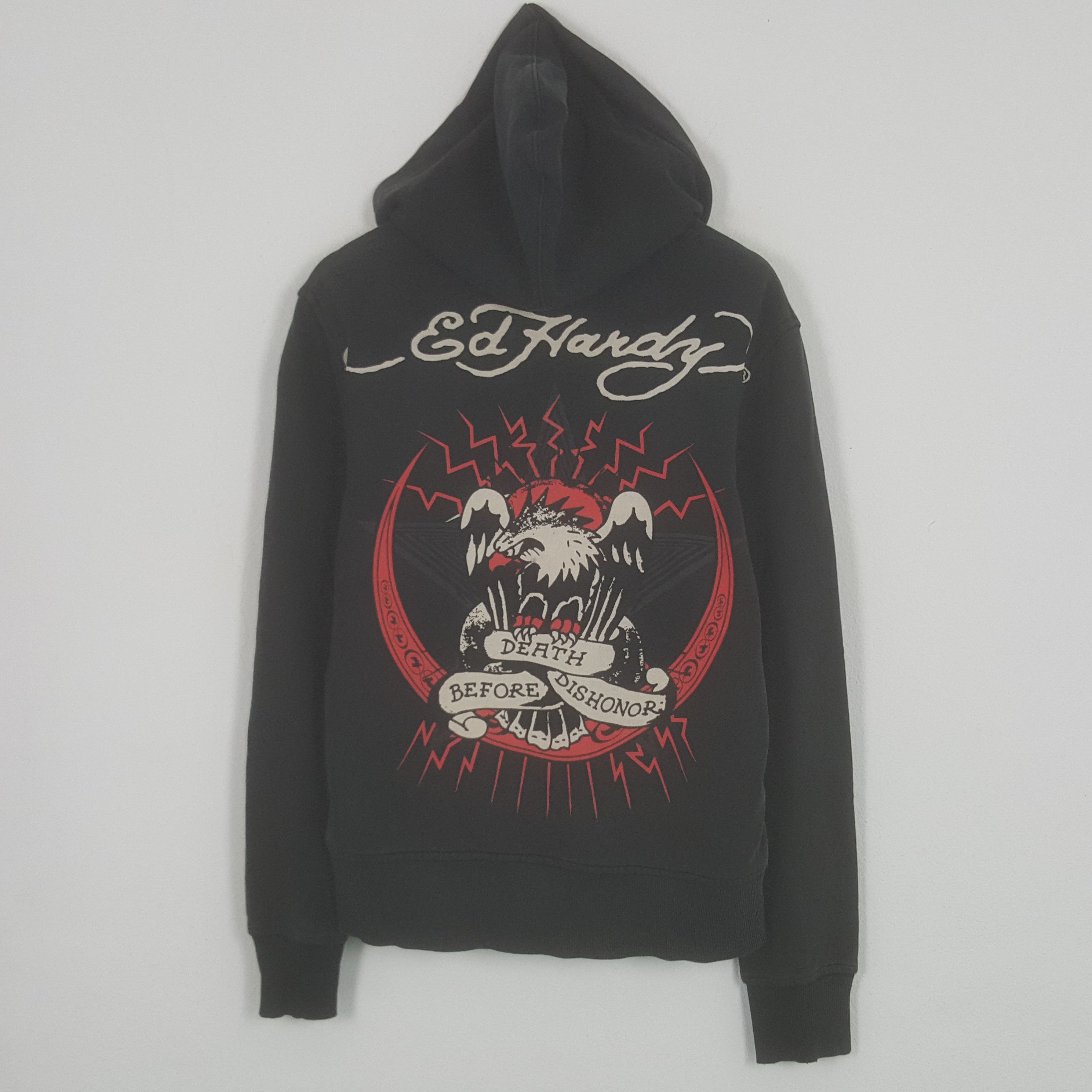 Vintage Ed Hardy by Christmas Audigier Zipper Hoodies