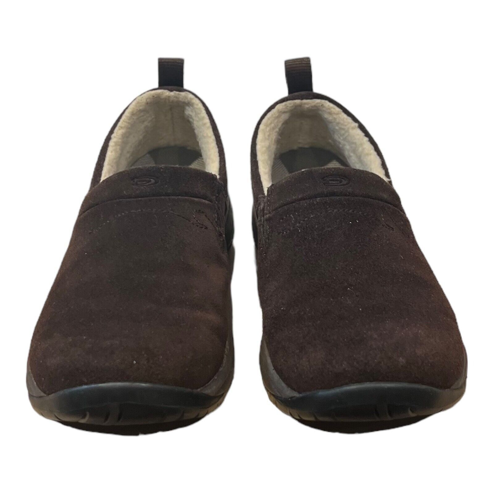 Scholl Dr. Scholl’s Suede Slip On Women’s Size 7 Dark Brown Faux Fu Size US 7 / IT 37 - 2 Thumbnail