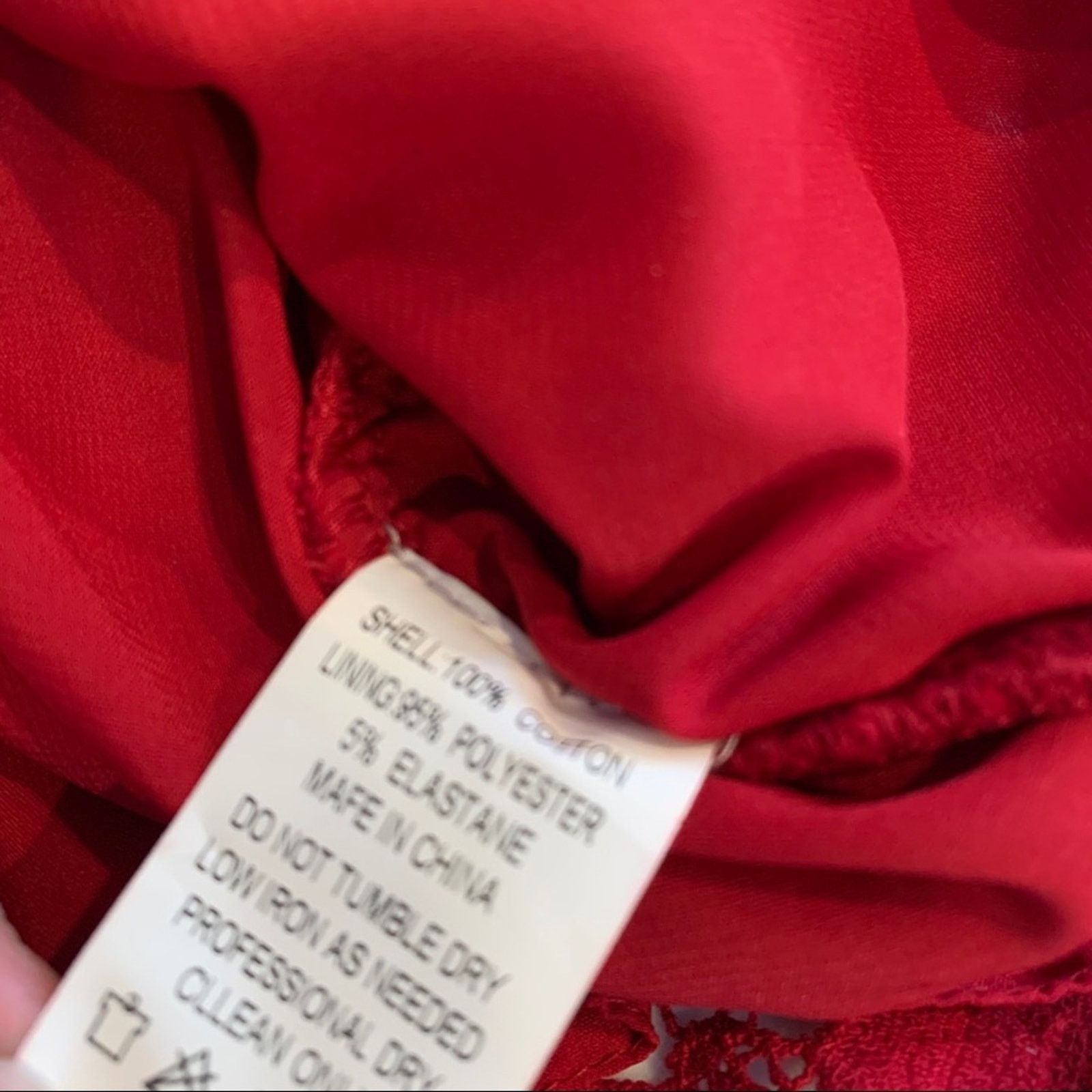 Anthropologie Anthropologie Thistlepearl red floral lace mini dress size 4 Size S / US 4 / IT 40 - 8 Thumbnail