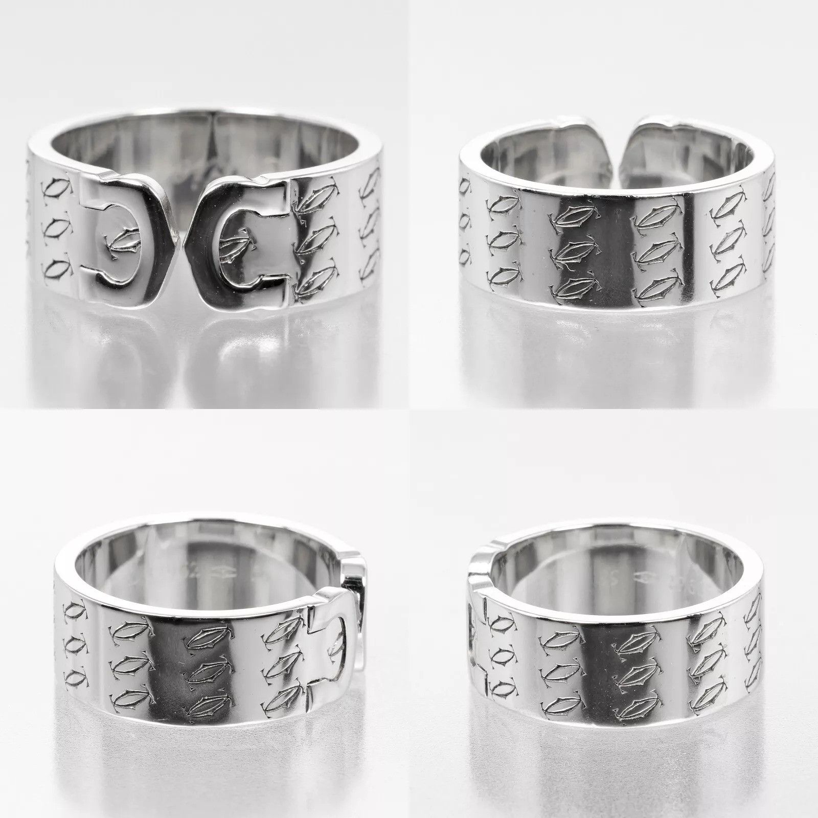 Cartier CARTIER 2C Happy Birthday Ring Christmas 2000 K18 Size ONE SIZE - 5 Thumbnail