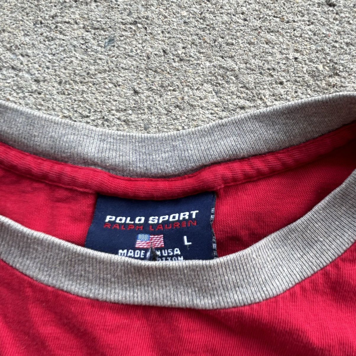 Lo Life × Polo Ralph Lauren × Vintage 90s polo sport, long sleeve graphic spell out T-shirt Size US L / EU 52-54 / 3 - 3 Thumbnail