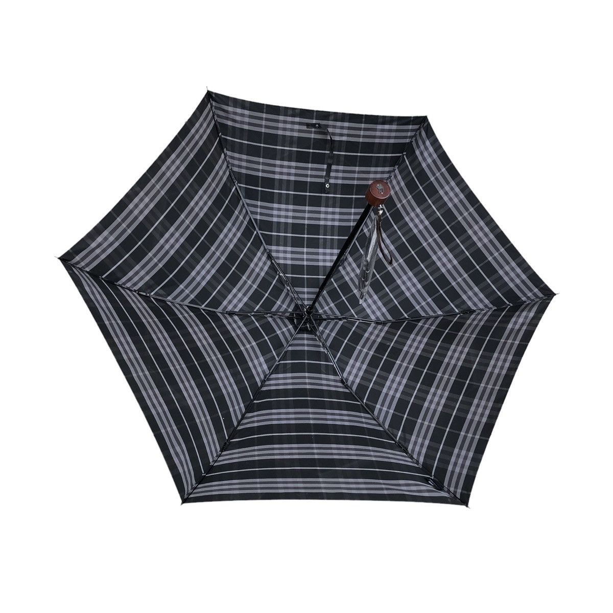 Burberry Burberry Checked Novacheck Waterproof Folding Umbrella Size ONE SIZE - 5 Thumbnail