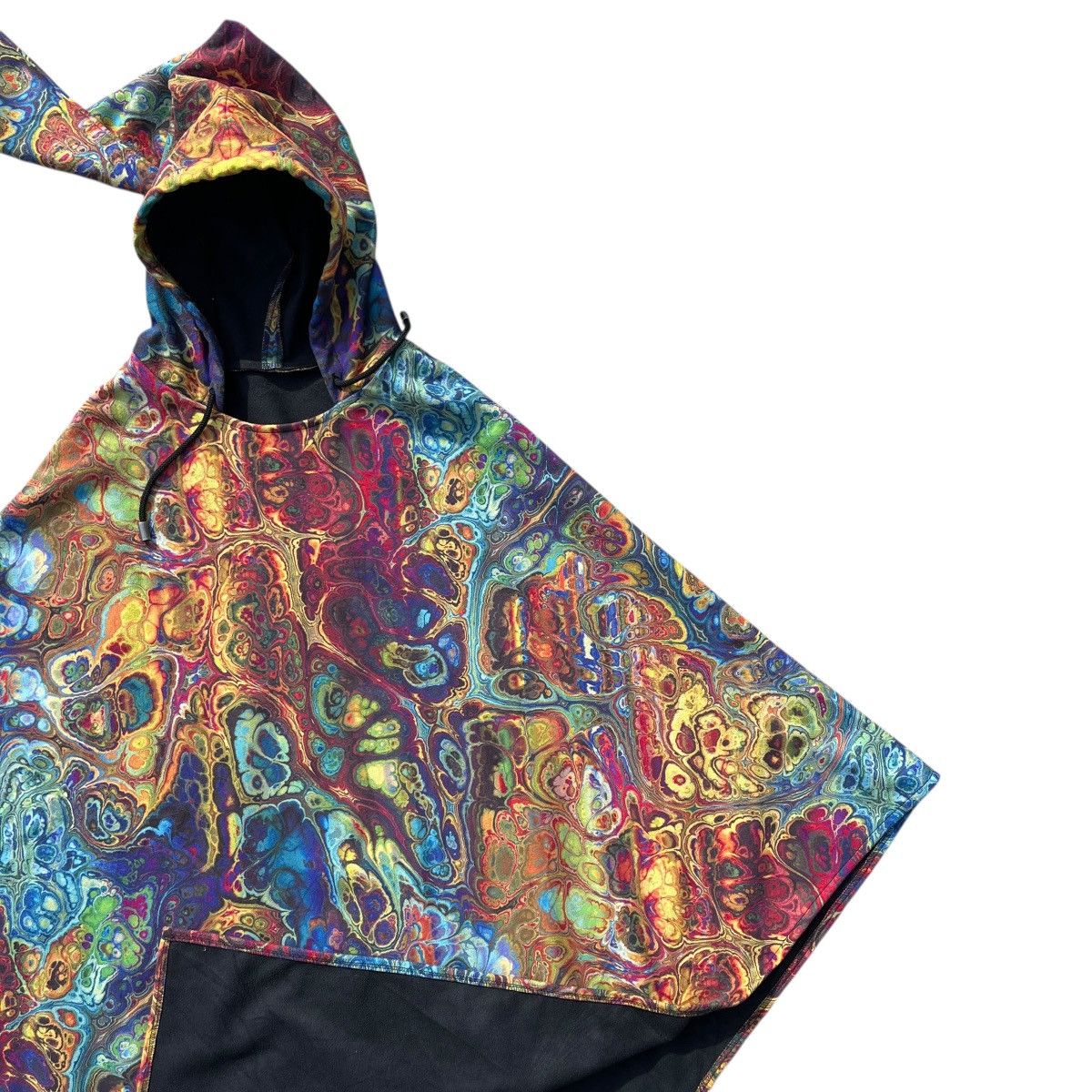 Vintage Psychedelic Hooded Poncho Size US XL / EU 56 / 4 - 3 Thumbnail