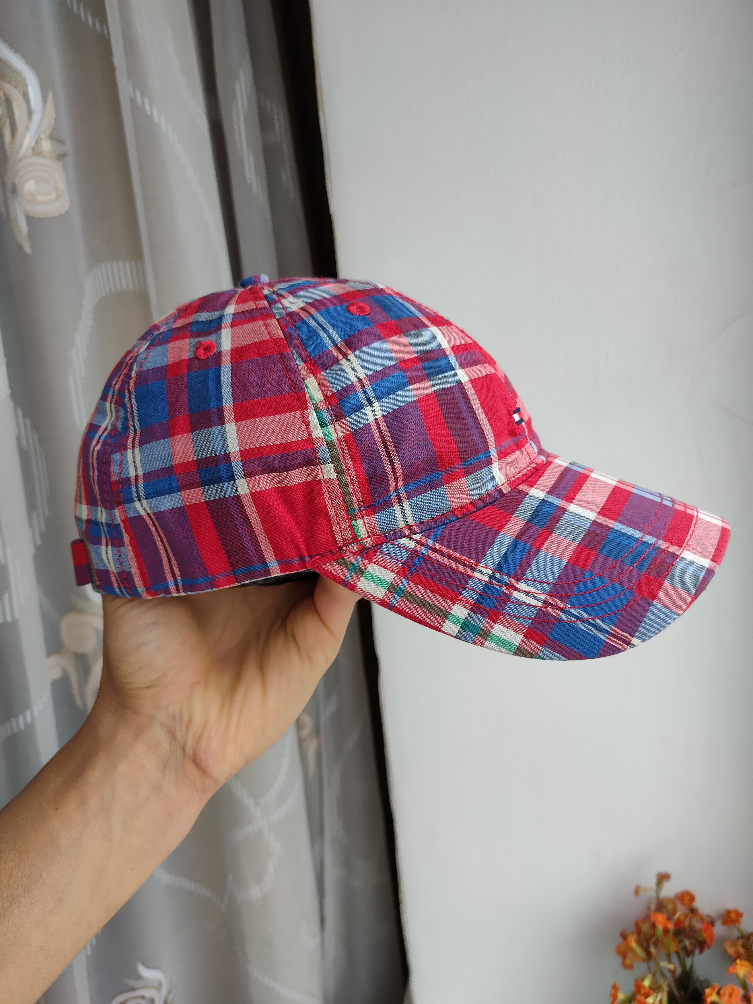 Tommy Hilfiger Tommy Hilfiger Checered Cap Unisex Tommy Hilfiger Cap Size ONE SIZE - 4 Thumbnail