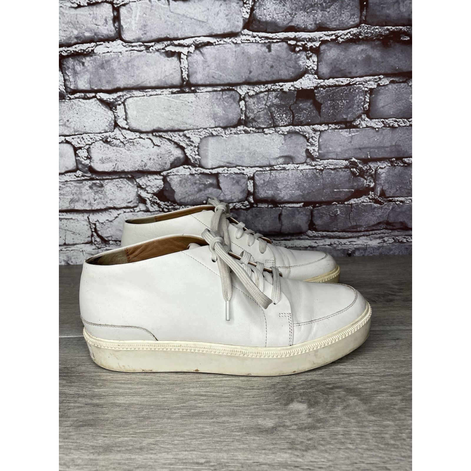 Adolfo Dominguez Adolfo Dominguez White Leather Casual Lace Up Sneakers Women Size US 8.5 / IT 38.5 - 8 Thumbnail