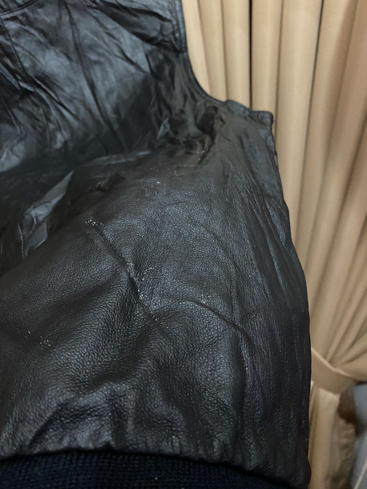 Other Vintage Euro Friendly World Leather Vest - Black Sleeveless Size US M / EU 48-50 / 2 - 11 Thumbnail