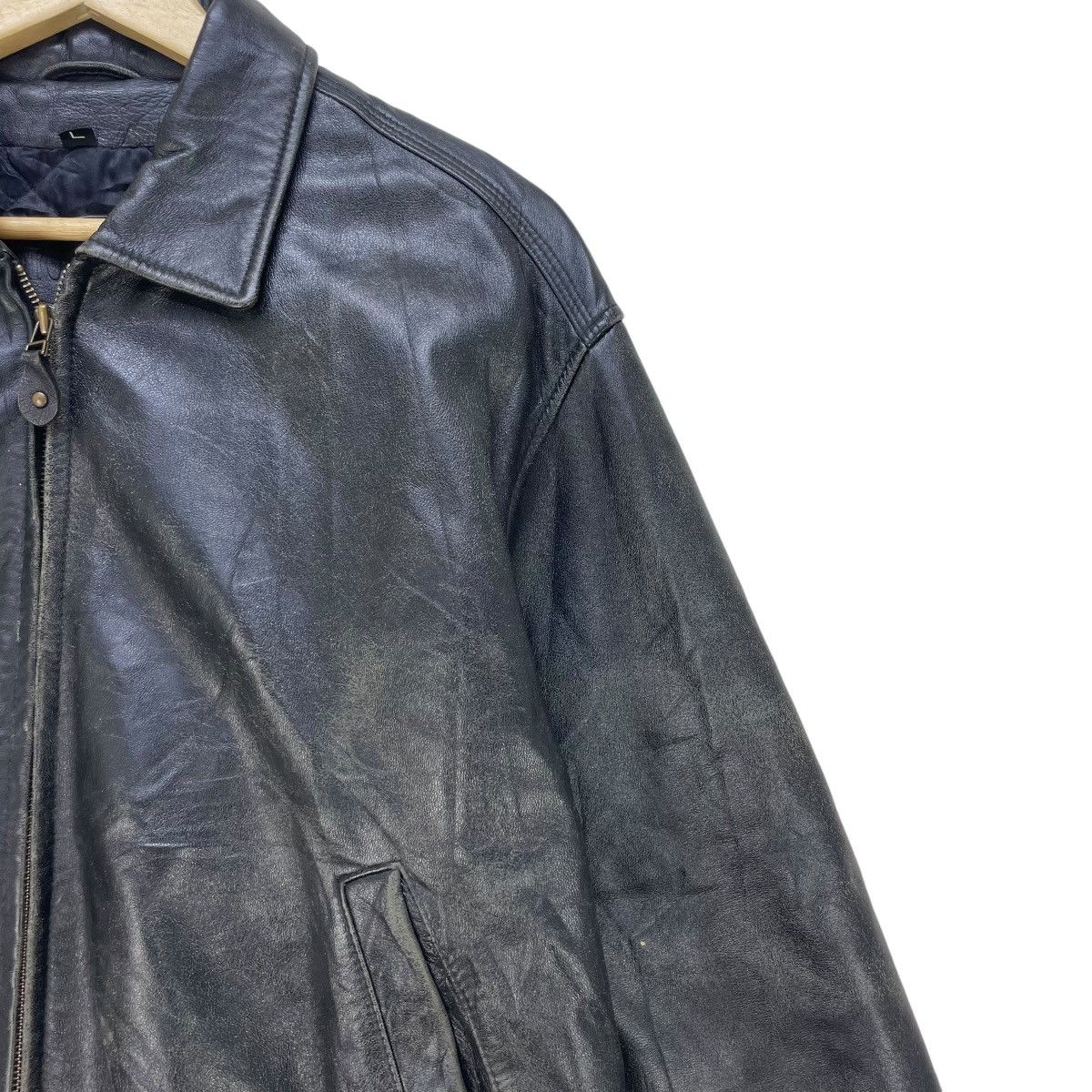 Genuine Leather × Japanese Brand Fiorenza Bomber Genuine Leather Jacket Size US M / EU 48-50 / 2 - 3 Thumbnail