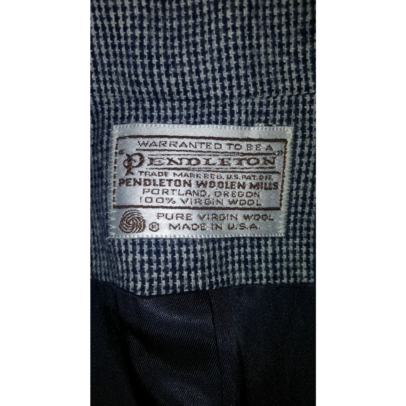 Pendleton VINTAGE Pendleton Womens Blazer Size 8 Wool Gray Made in USA Women Business Casual Size M / US 6-8 / IT 42-44 - 5 Thumbnail