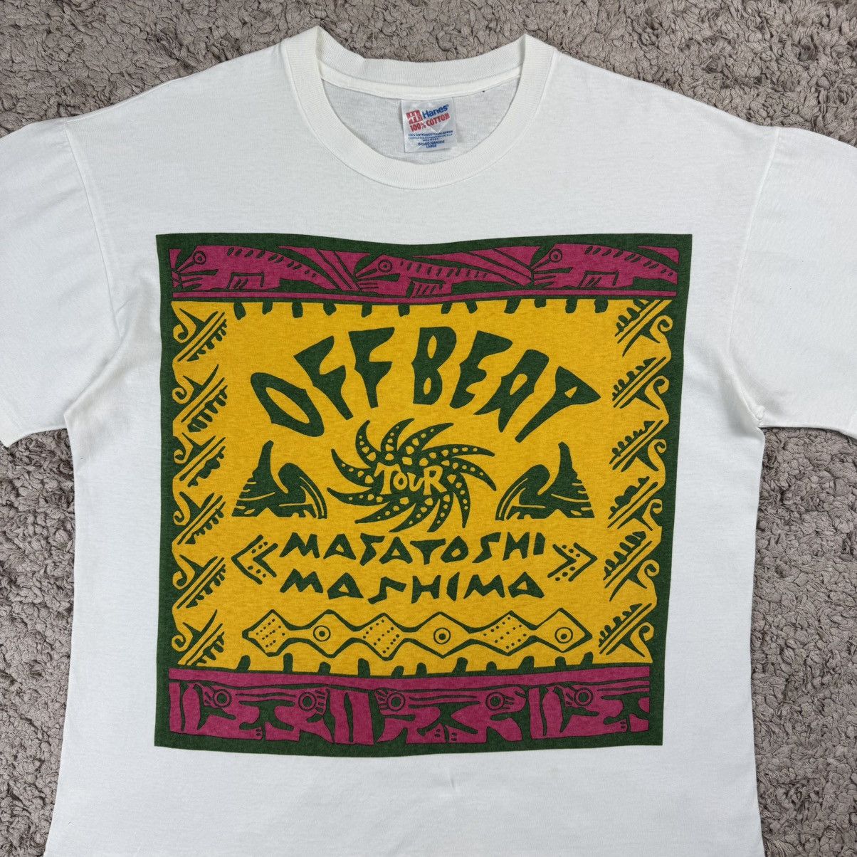 Vintage Vintage 1992 Off Beat Tour Masatoshi "Marcy" Mashima T-shirt Size US L / EU 52-54 / 3 - 5 Thumbnail