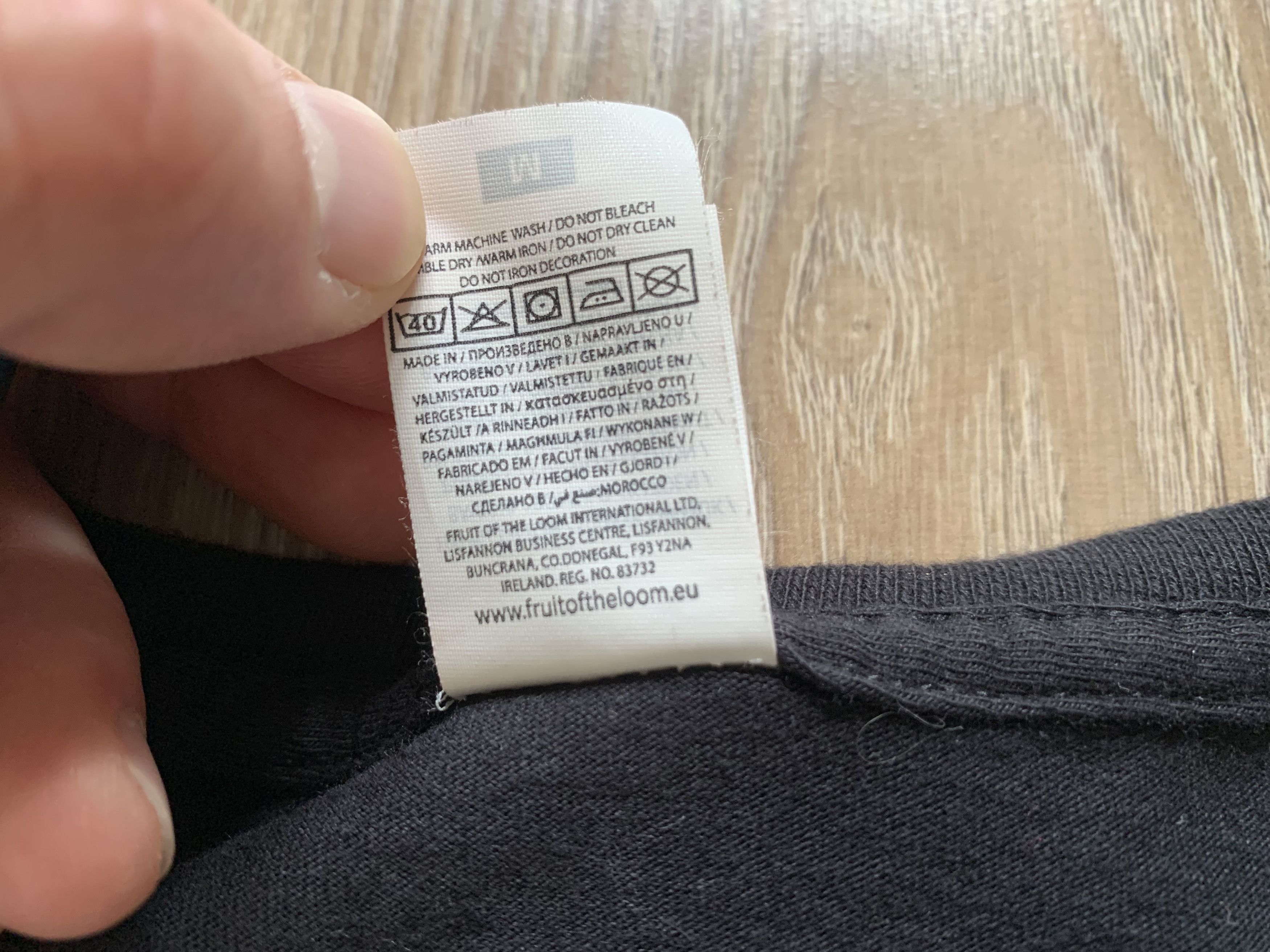 Fruit Of The Loom Fruit Of The Loom Candy Black Printed T Shirt Size US M / EU 48-50 / 2 - 10 Thumbnail