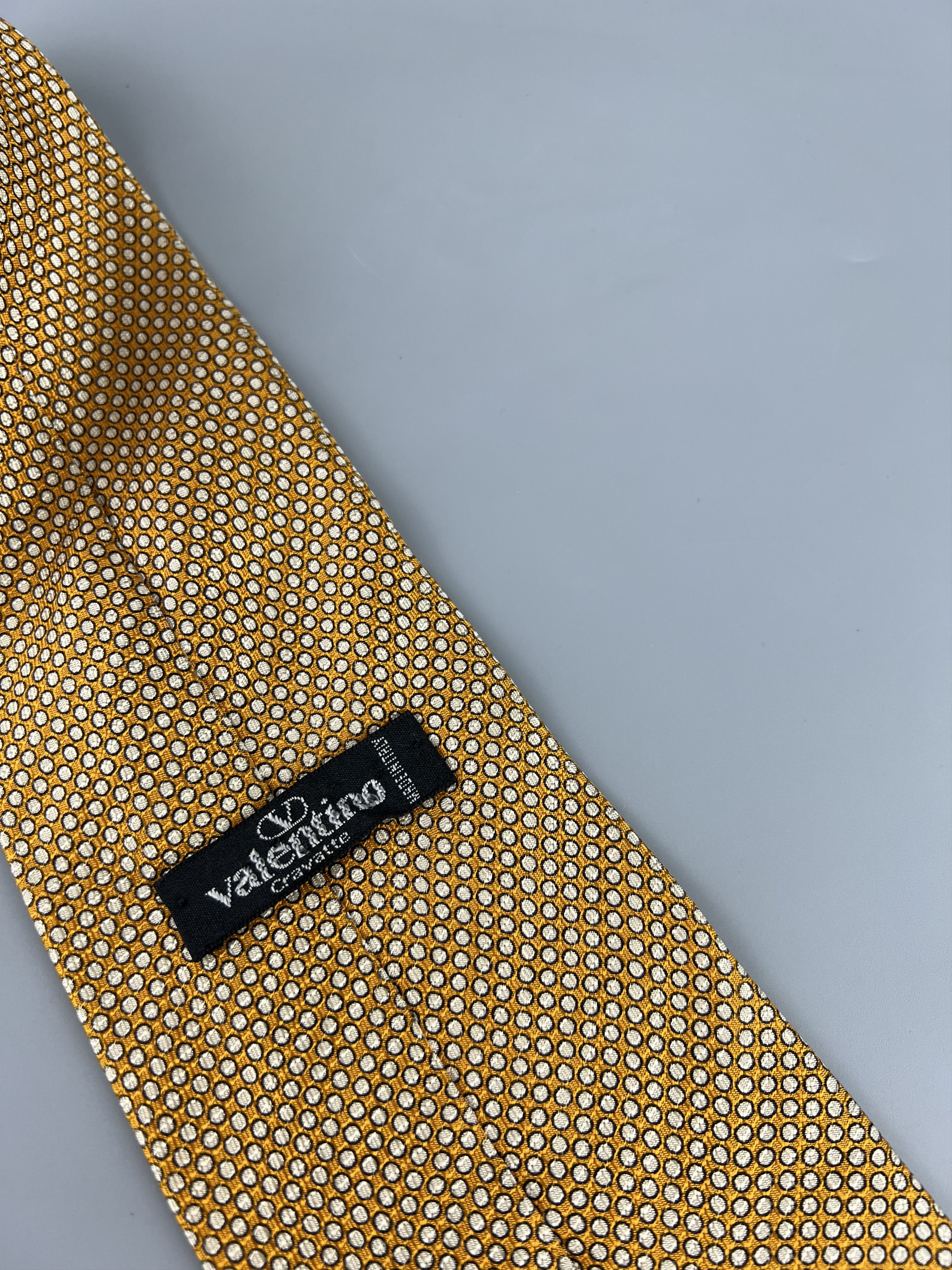 The Tie Bar × Valentino × Vintage Valentino Vintage Silk Tie Hand Made Size ONE SIZE - 4 Thumbnail