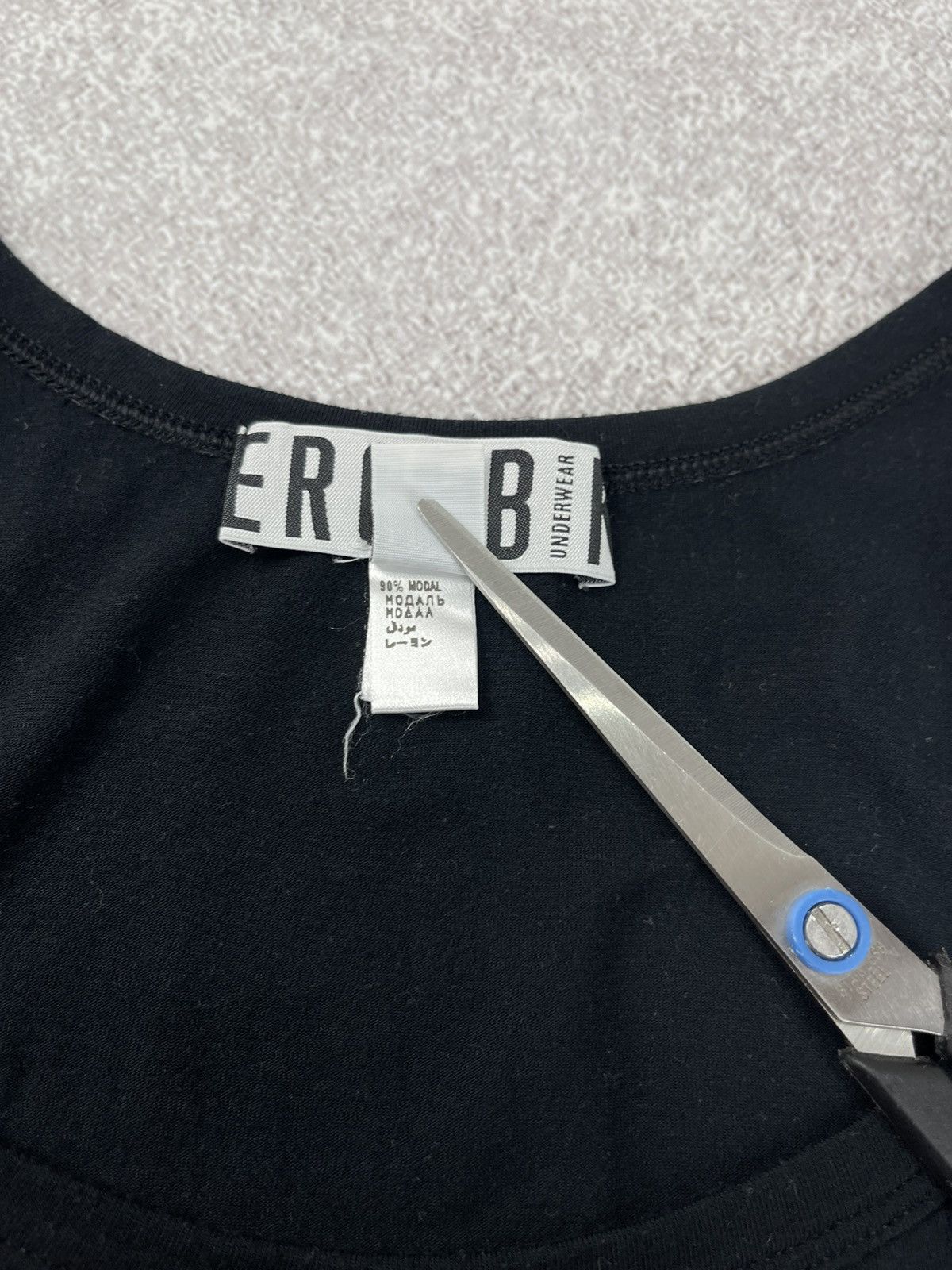 Dirk Bikkembergs Bikkemsberg Cotton Tank Top Black Size S Size US S / EU 44-46 / 1 - 7 Thumbnail