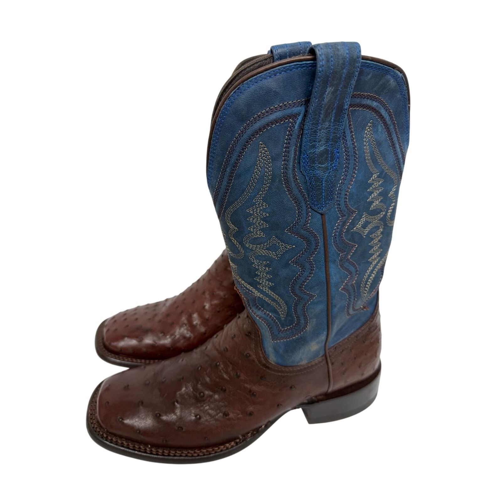 Tecovas NEW TECOVAS THE EMMITT II HAZELNUT QUILL OSTRICH BOOTS READ Size US 9 / EU 42 - 2 Thumbnail