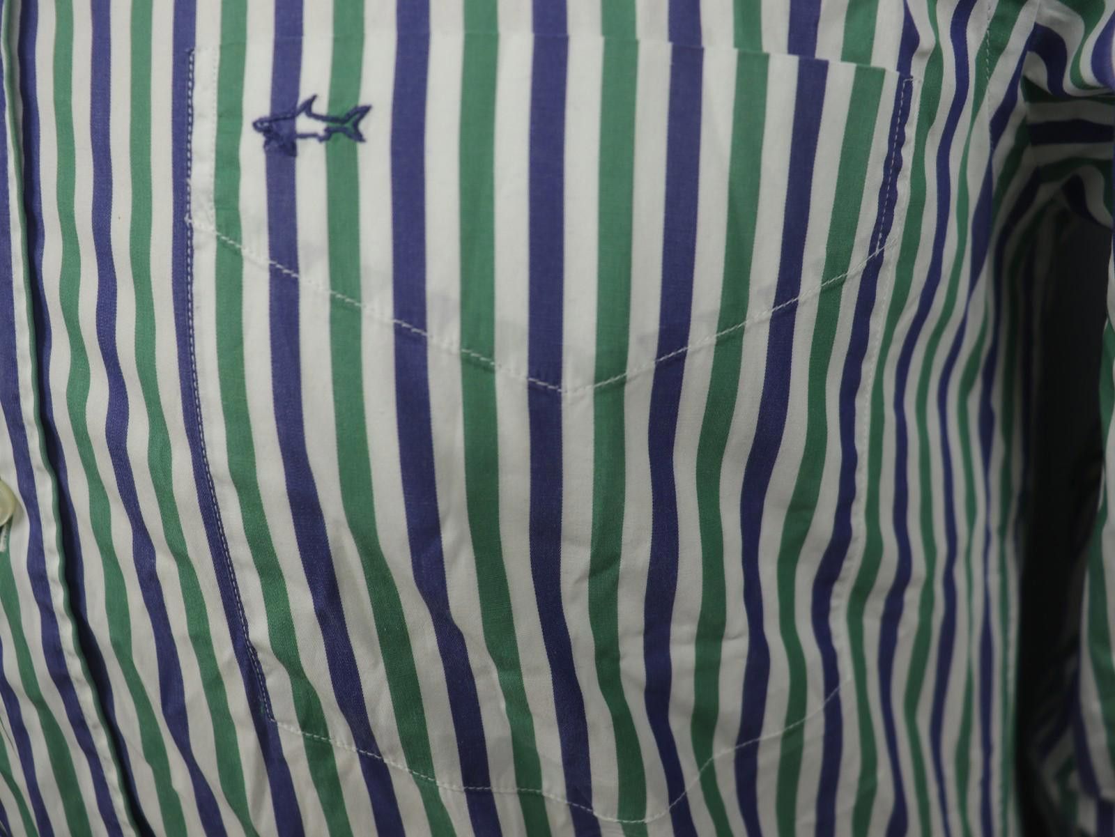 Paul & Shark Paul & Shark Multi Striped Cotton Collared Shirt Size 39 Size US M / EU 48-50 / 2 - 7 Thumbnail