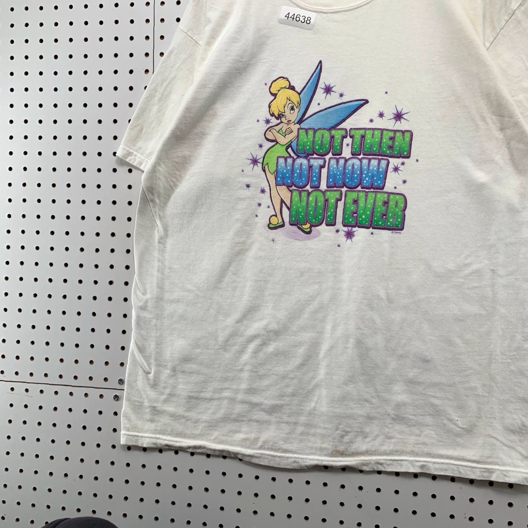 Disney Disney Tinker Bell Shirt Mens XL White Not Then Not Now Not Ever Funny Size US XL / EU 56 / 4 - 3 Thumbnail