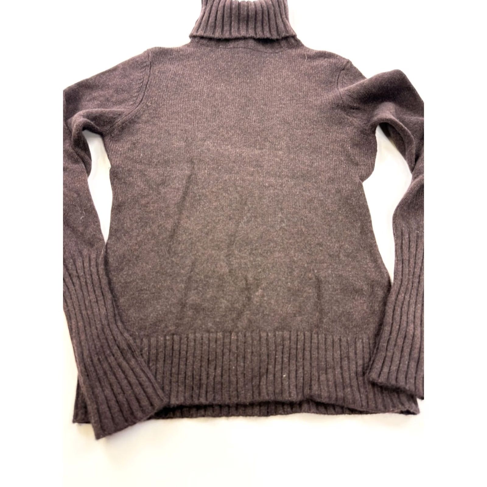 Vintage Kirkland Signature Sweater Womens Small Brown 100% Cashmere Turtleneck Knit Size S / US 4 / IT 40 - 2 Thumbnail