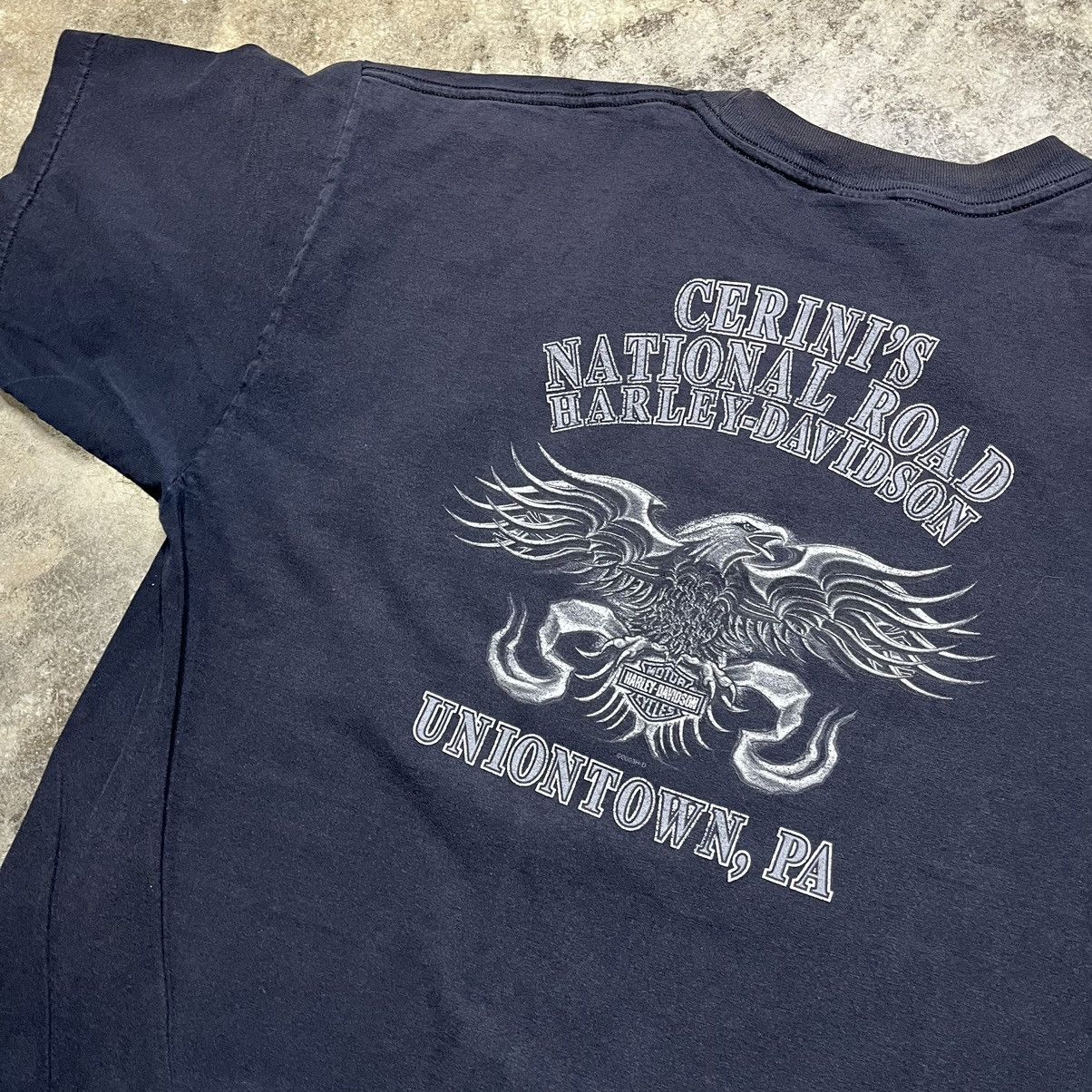 Harley Davidson × Vintage vintage harley davidson lightning baggy tshirt Size US XL / EU 56 / 4 - 5 Thumbnail