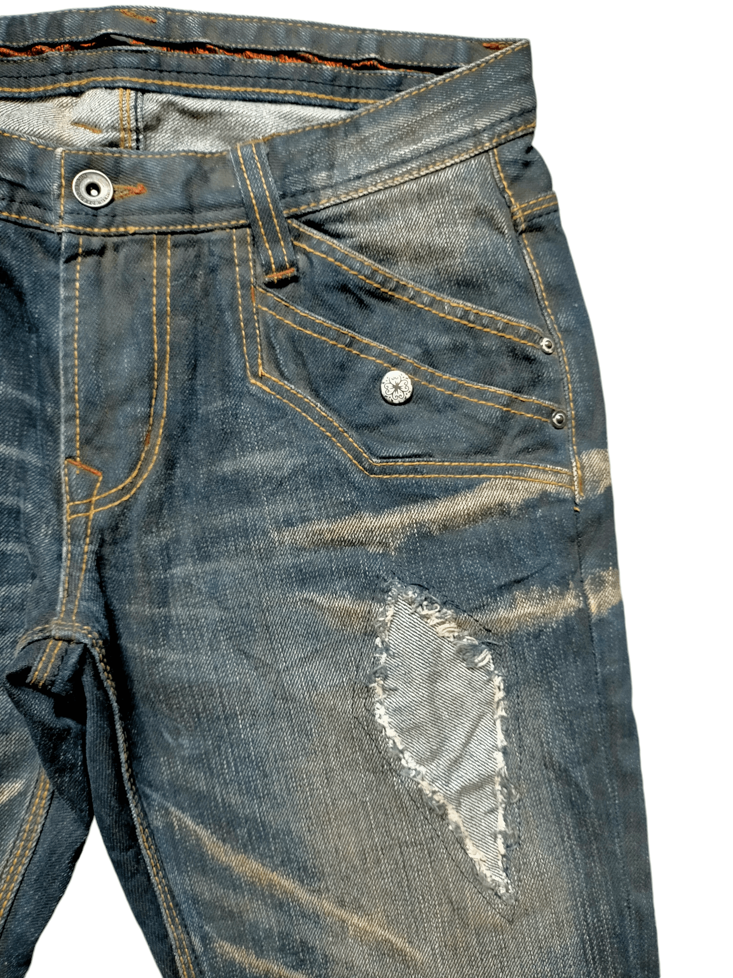 Hysteric Glamour Flare Jeans Nicole Club Patchwork Boot cut Denim Size US 30 / EU 46 - 5 Thumbnail