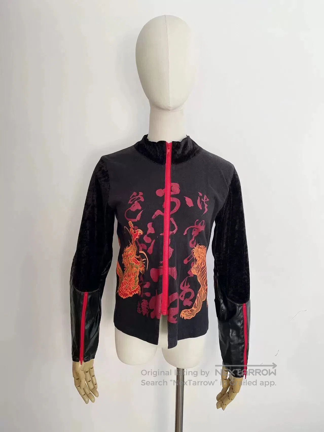 Japanese Brand Takuya Angel 90s Tiger Calligraphy Jacket. Size US M / EU 48-50 / 2 - 1 Thumbnail