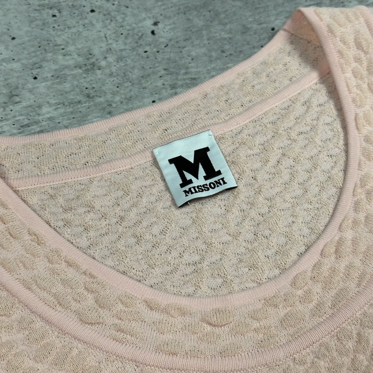 Designer M Missoni Dress Pink Patterned Knit Short Women’s Size 40 Size S / US 4 / IT 40 - 6 Thumbnail