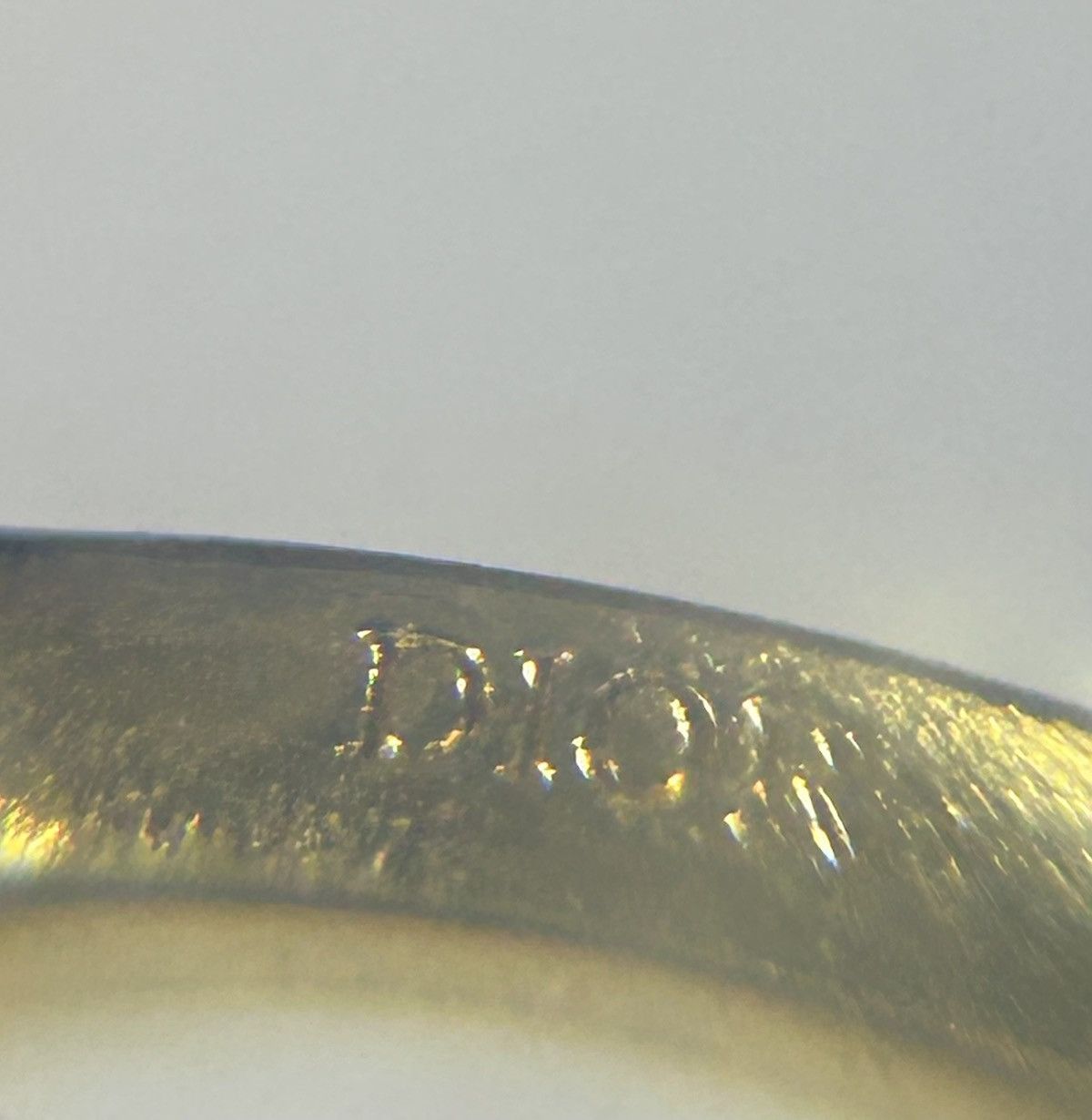 Dior Christian Dior DIO(R)EVOLUTION RING Gold-Finish Metal Blue Size ONE SIZE - 9 Thumbnail