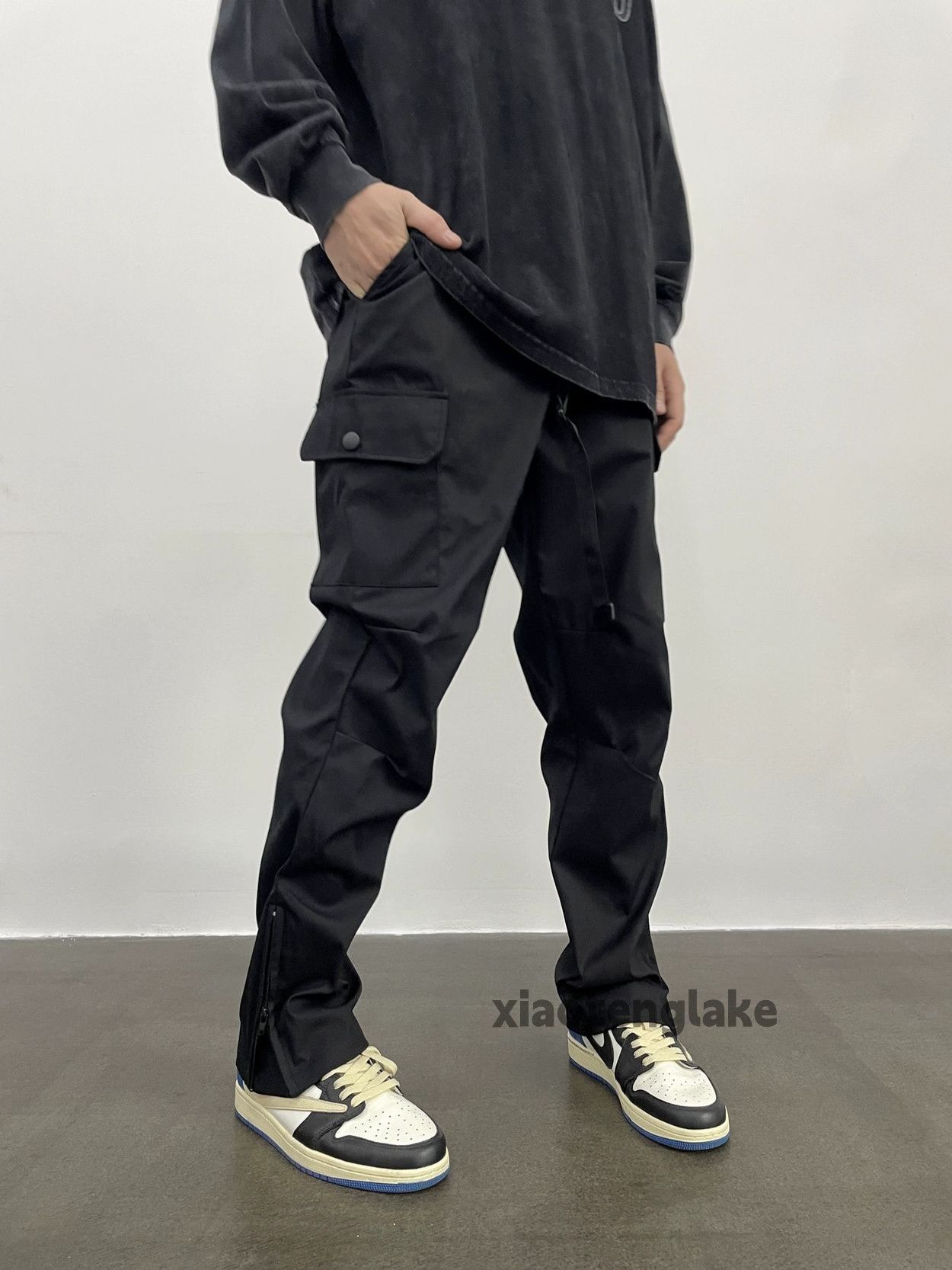 Designer × Japanese Brand × Vintage zipper utility tactical skate hiphop cargo pants Size US 34 / EU 50 - 1 Thumbnail