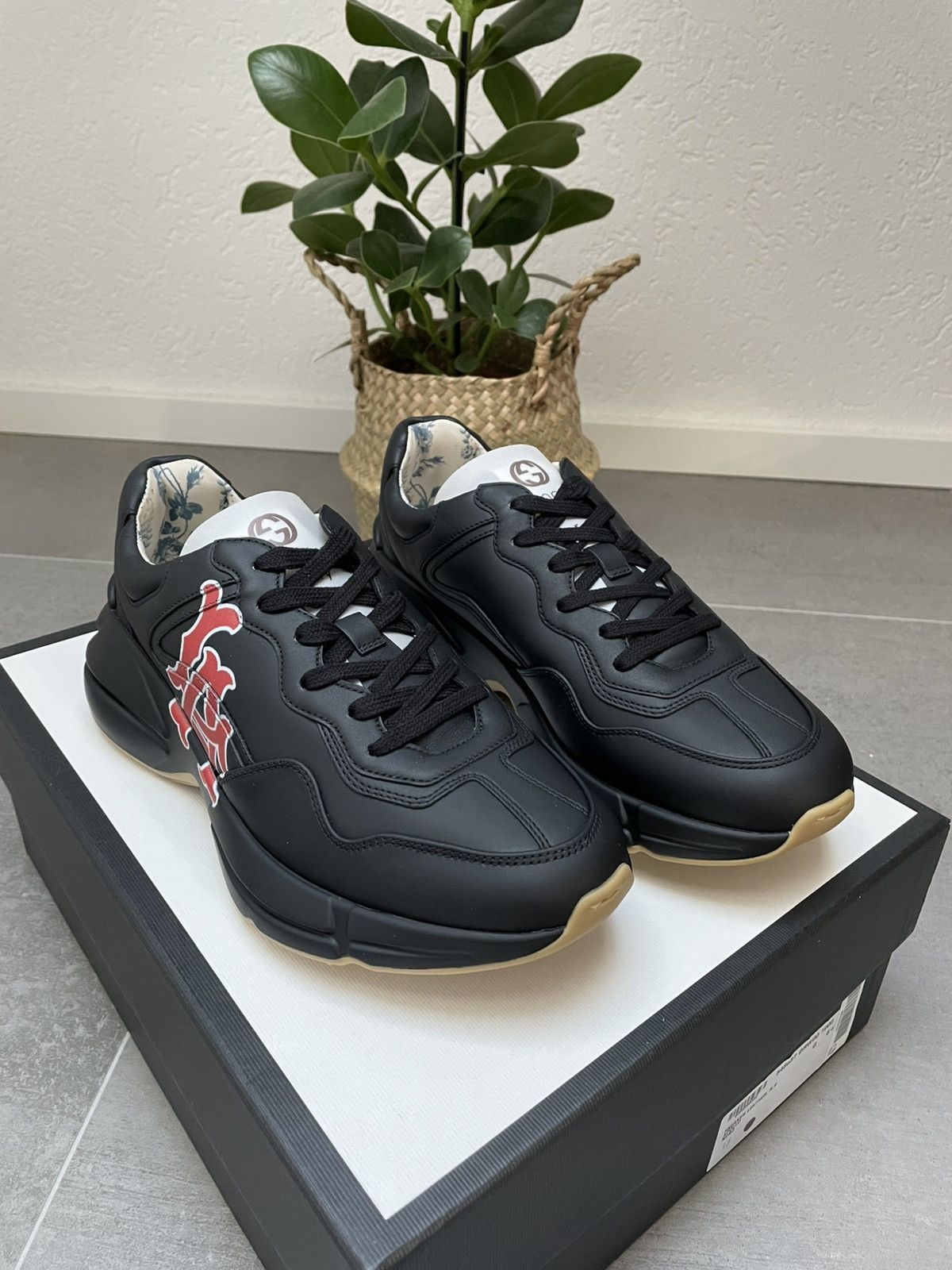 Gucci × New York Yankees Gucci Men’s Rhyton Sneaker “LA Angels” Size US 8.5 / EU 41-42 - 1 Thumbnail