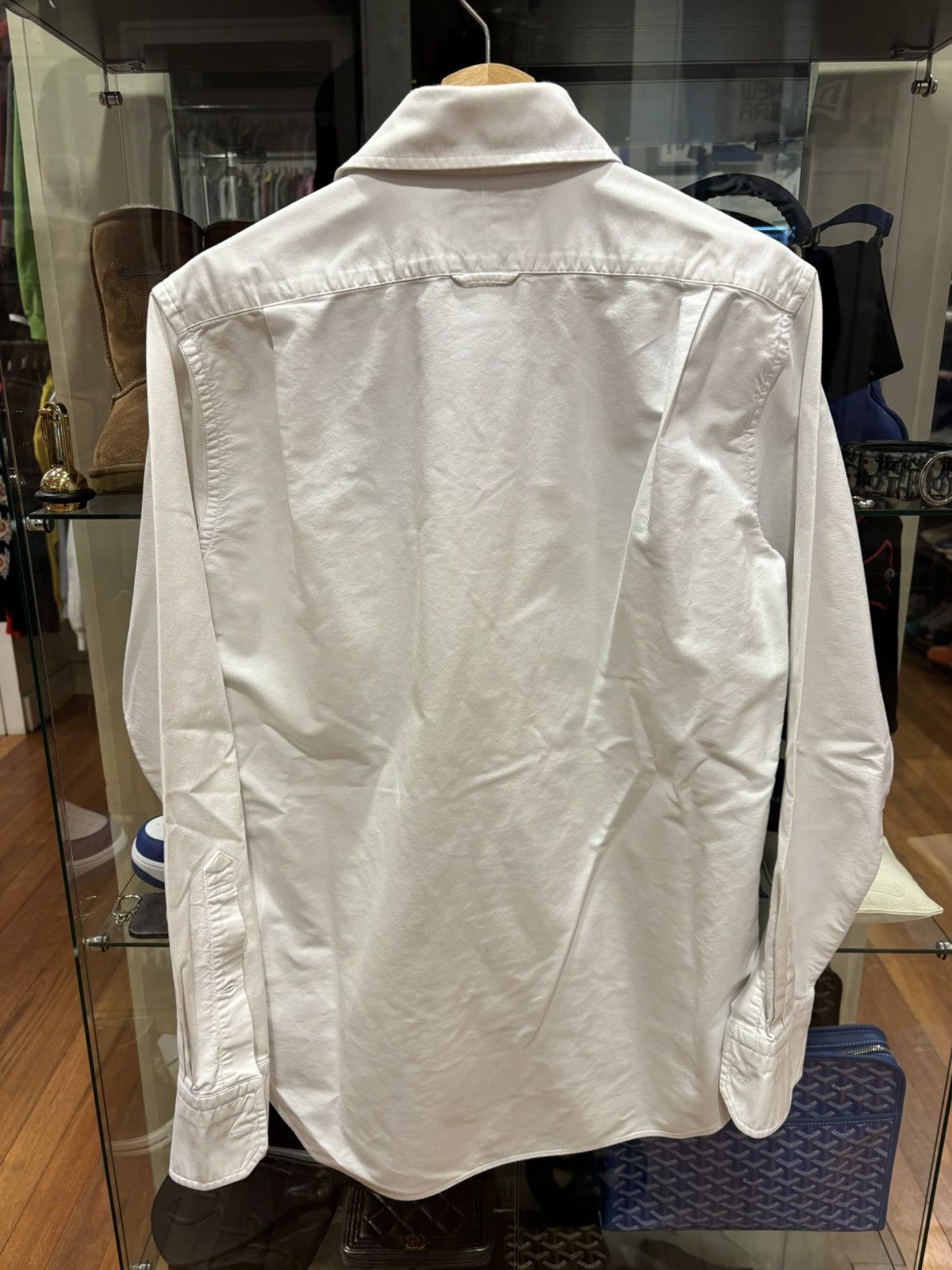 Thom Browne Thom Browne White Button Up Shirt Size US L / EU 52-54 / 3 - 2 Thumbnail