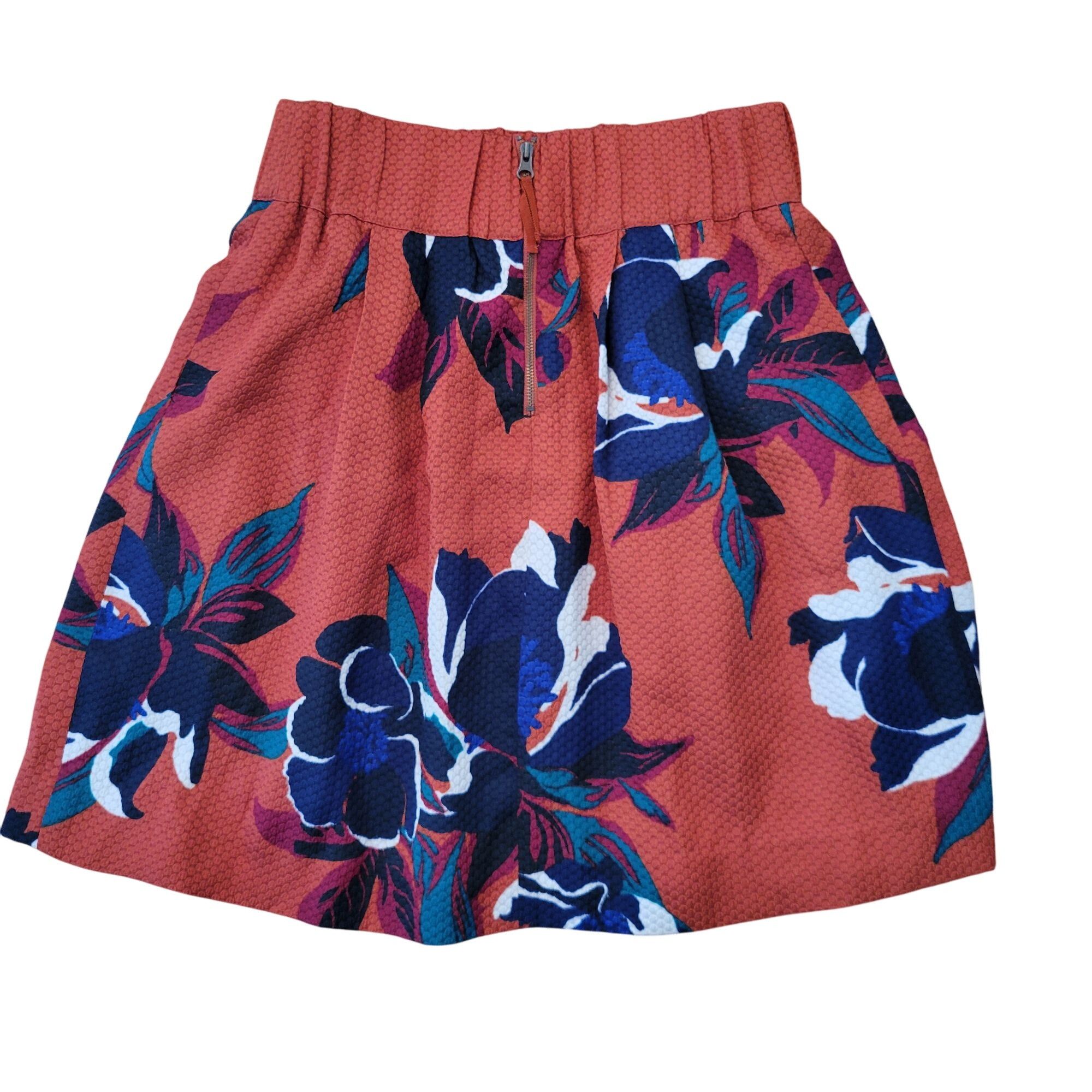 Anthropologie Anthropologie Maeve Textured Skirt Pockets Back Zipper 4 Ora Size 27" / US 4 / IT 40 - 5 Thumbnail