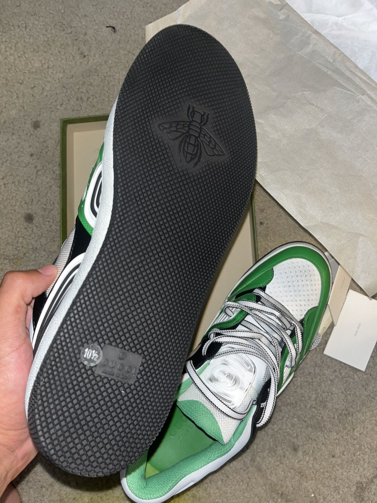 Gucci Gucci Basket ‘Green Demetra’ Size US 10.5 / EU 43-44 - 6 Thumbnail