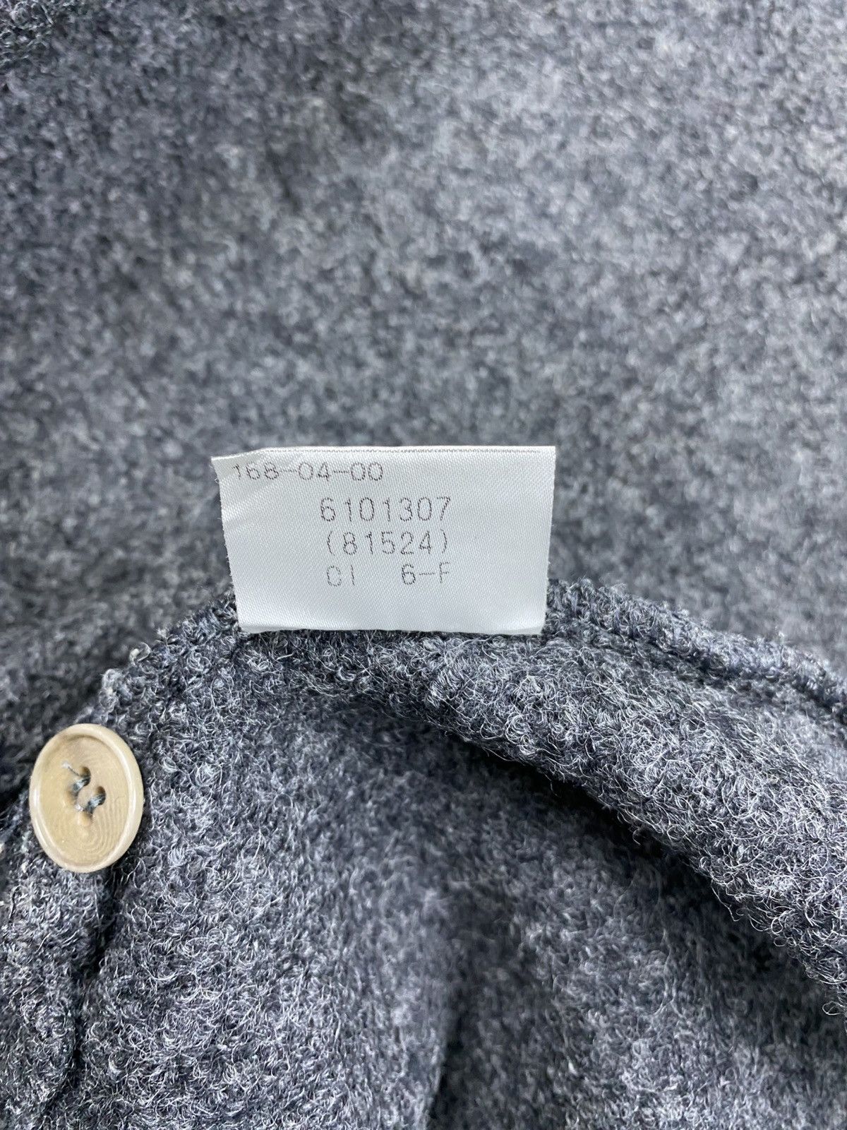 J.Crew × Japanese Brand Vintage J.Crew Rare button Wool Coat Jacket Size S / US 4 / IT 40 - 10 Thumbnail