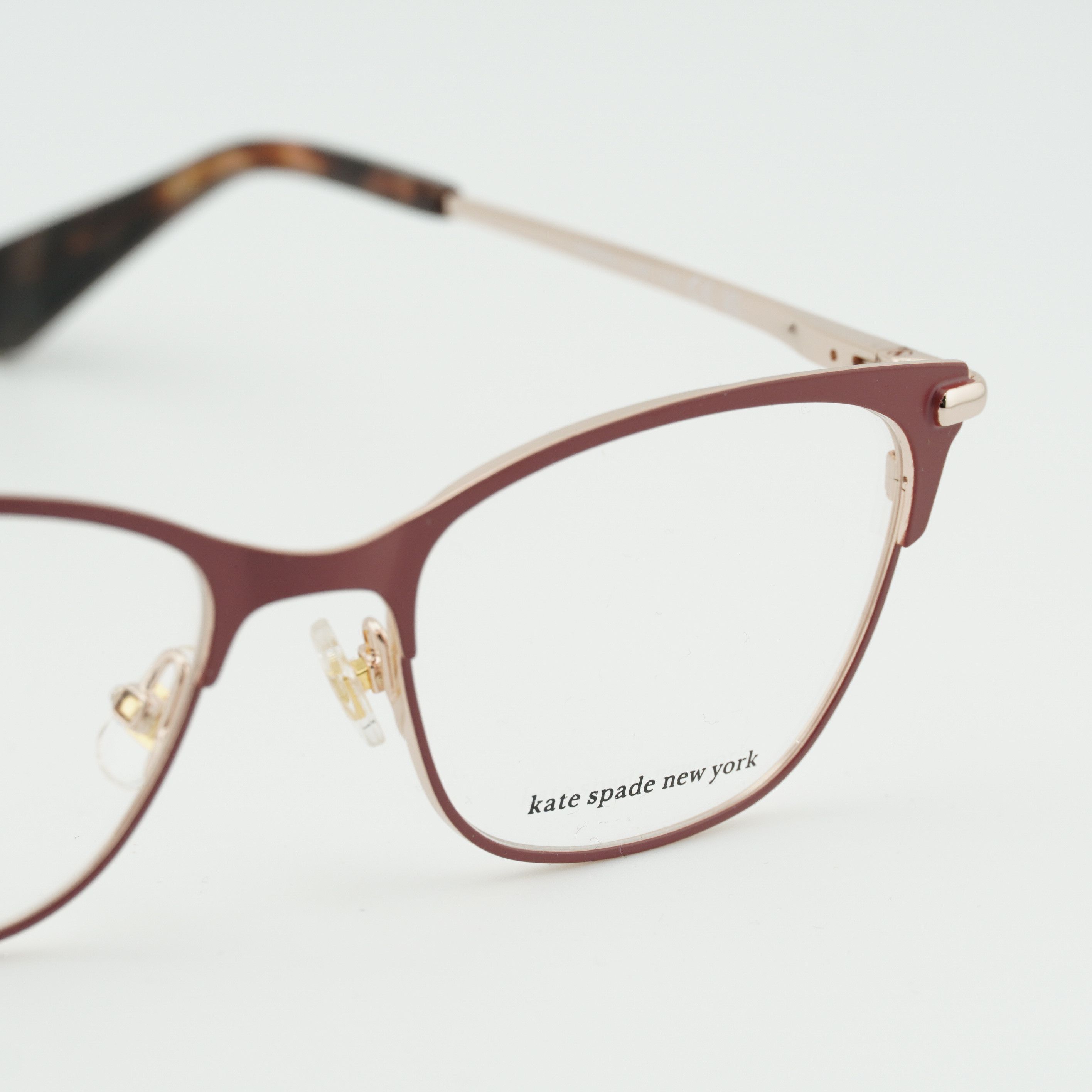 Kate Spade Kate Spade BENDALL 0LHF 00 Eyeglasses Burgundy 50mm Size ONE SIZE - 7 Thumbnail