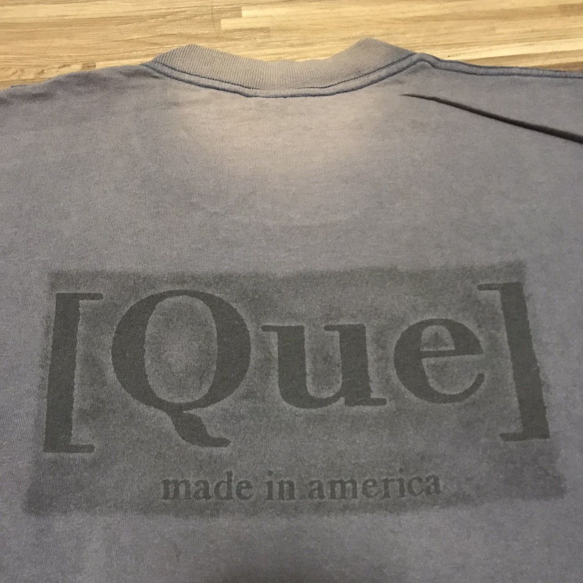 Quiksilver × Vintage VINTAGE QUE MADE IN AMERICA 90s RARE TEE Size US M / EU 48-50 / 2 - 2 Thumbnail