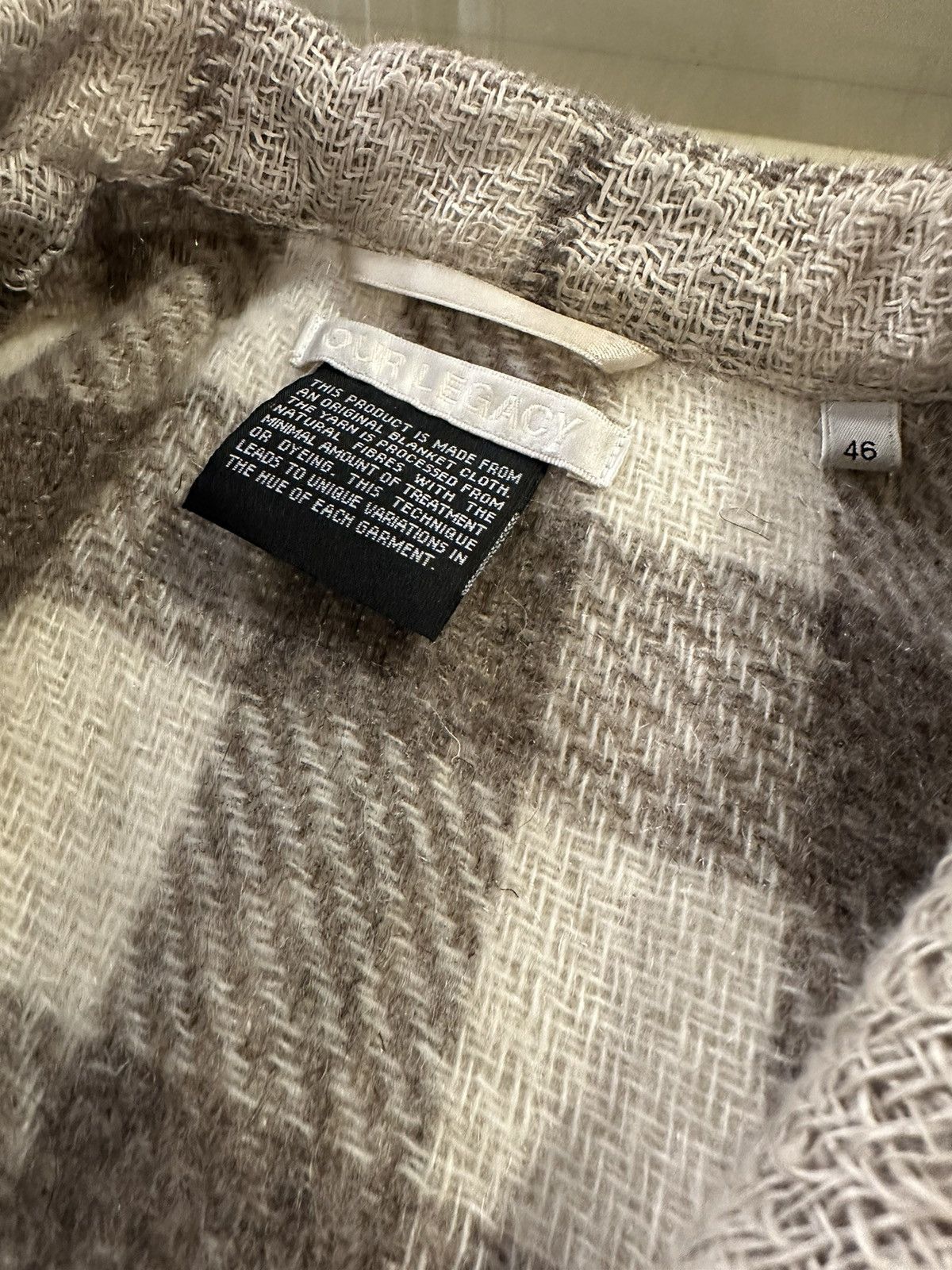 Our Legacy Our Legacy Checkered Archive Box Jacket | Grailed