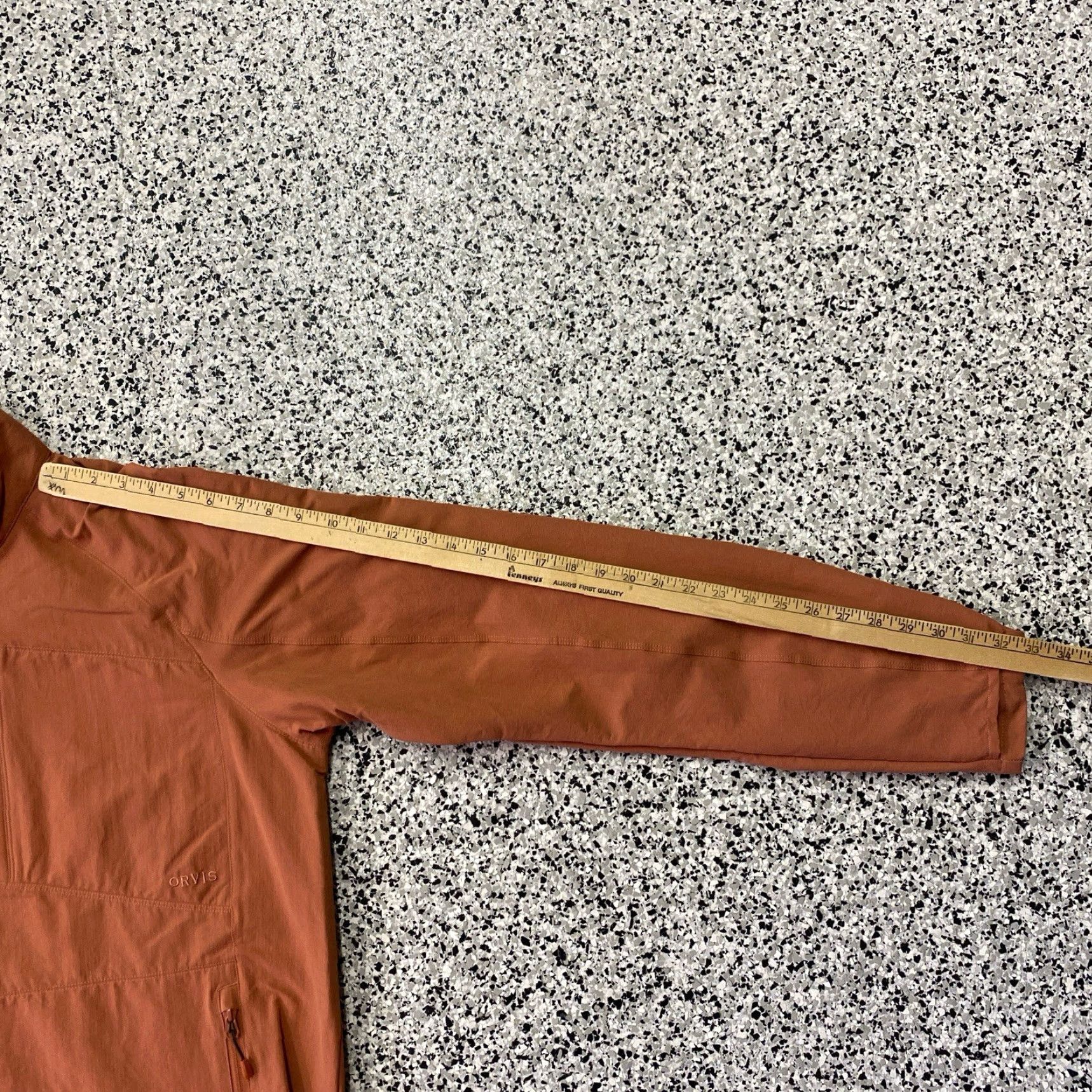 Orvis Orvis Jacket Men XL Quick Dry Lightweight Cordura Ripstop Nylon Stretch Windbreaker Zip Full Zip Outdoor Fishing Camping Adventure Orange Size US XL / EU 56 / 4 - 4 Thumbnail