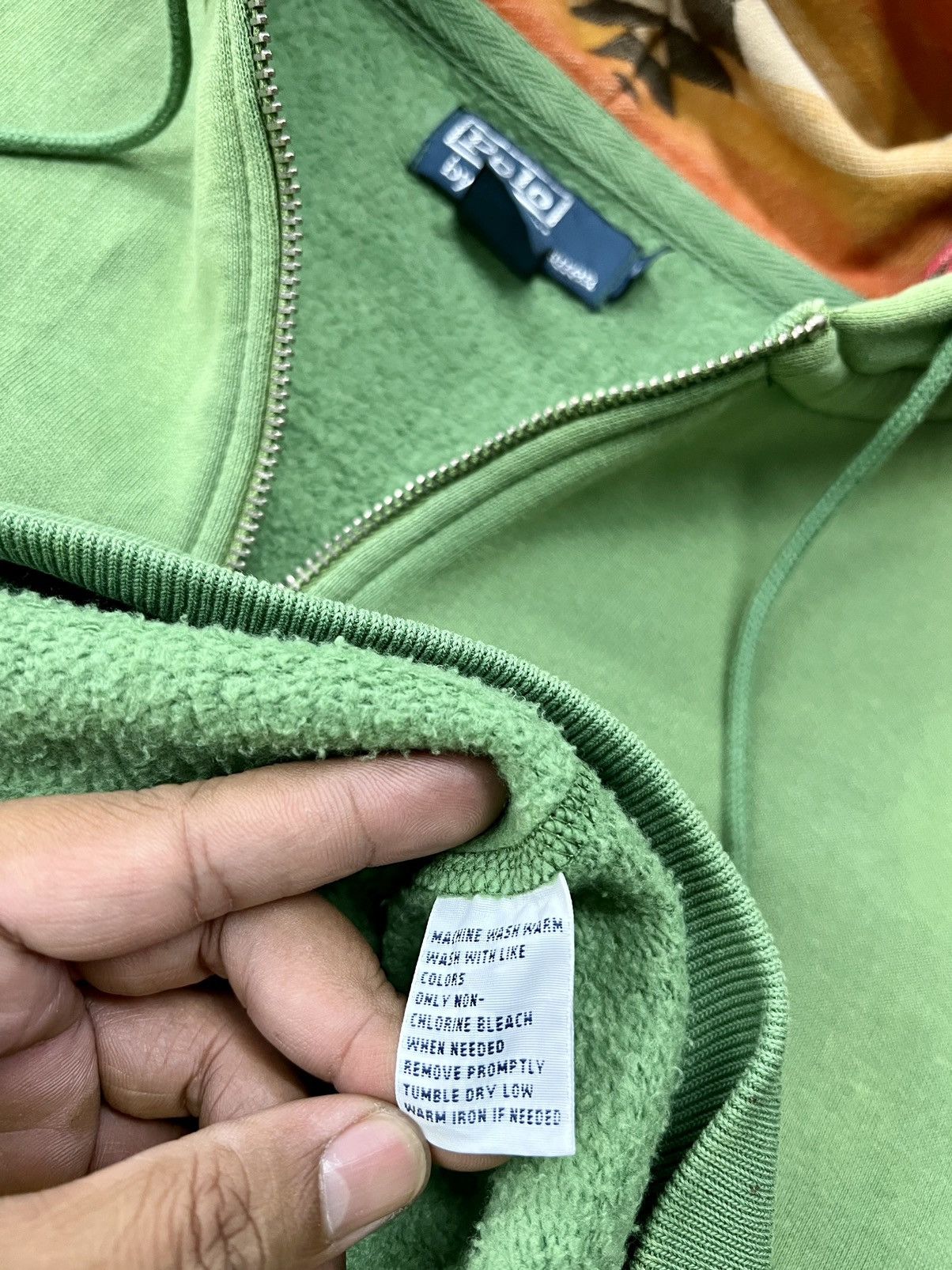 Polo Ralph Lauren × Ralph Lauren × Vintage Vintage Polo Ralph Lauren Talon Zipper Navajo Hoodie Size US L / EU 52-54 / 3 - 12 Thumbnail