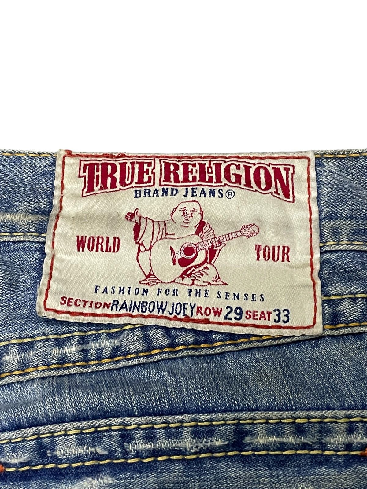 Hysteric Glamour × True Religion True Religion Rainbow Joey Heavy Stitched Distressed Jeans Size US 32 / EU 48 - 23 Thumbnail