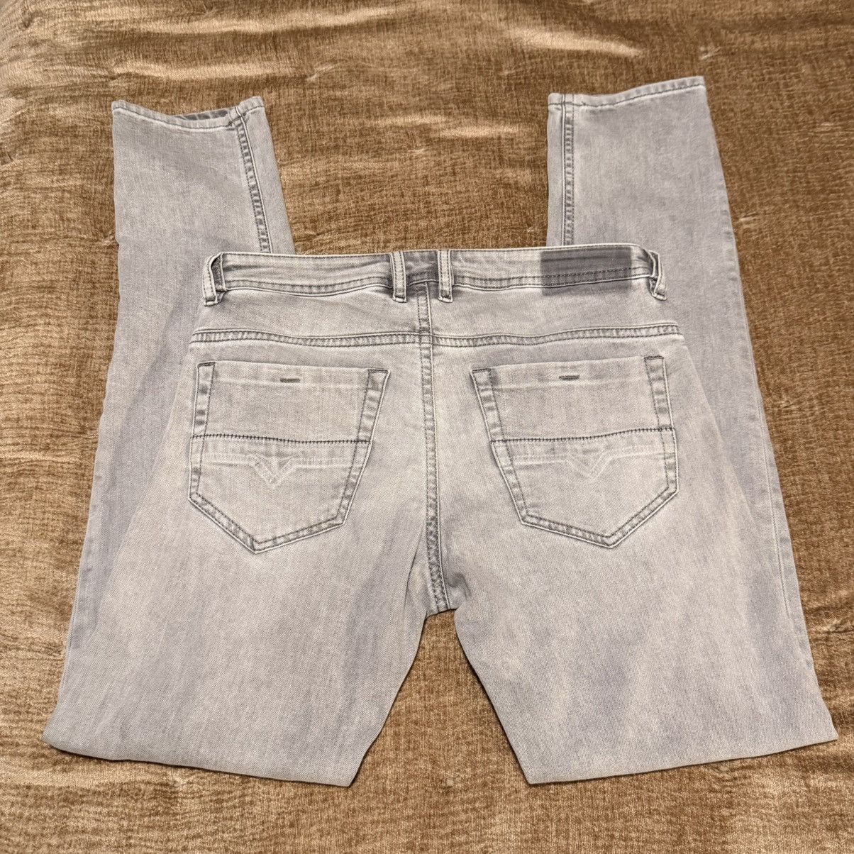 Diesel Diesel Thommer Slim-Skinny Jeans - Light Grey Wash Size US 32 / EU 48 - 7 Thumbnail