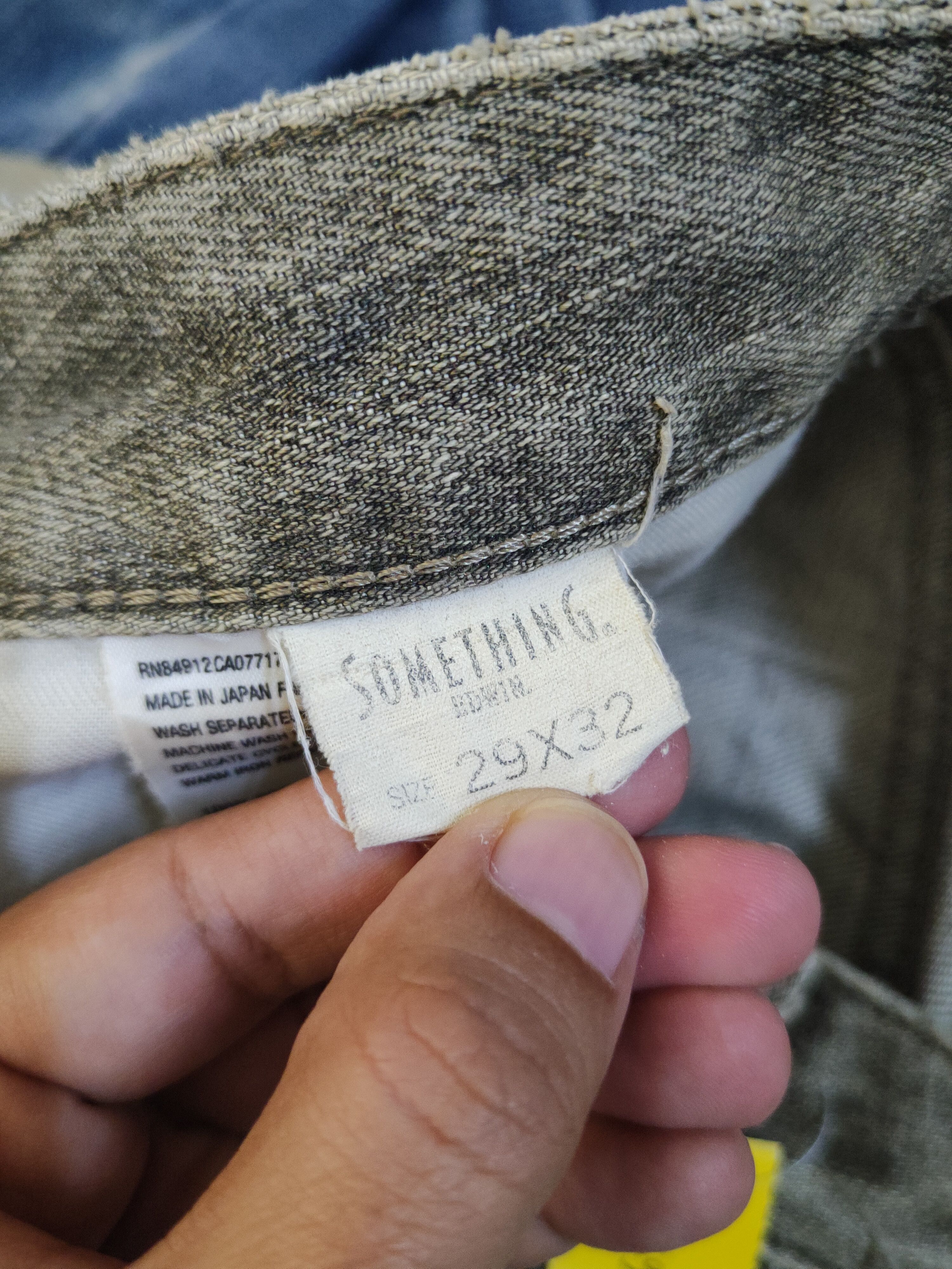 Edwin DL Edwin Dark Gray Distressed Ripped Jeans #46-629 Size 29" - 15 Thumbnail