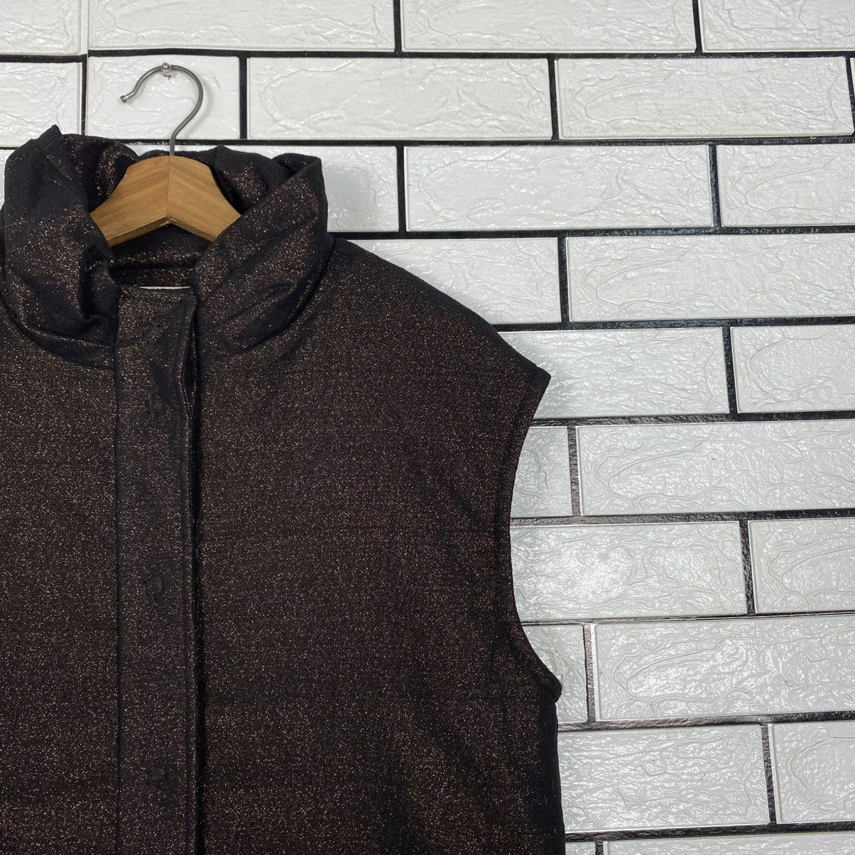 Japanese Brand 🔥CANVAS BY LANDS’ END BIKER VEST JACKET WORKER Size US S / EU 44-46 / 1 - 6 Thumbnail