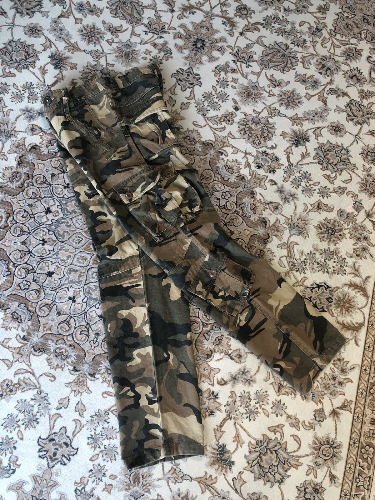 Japanese Brand CAMO TACTICAL CARGO PANTS Size US 28 / EU 44 - 19 Thumbnail