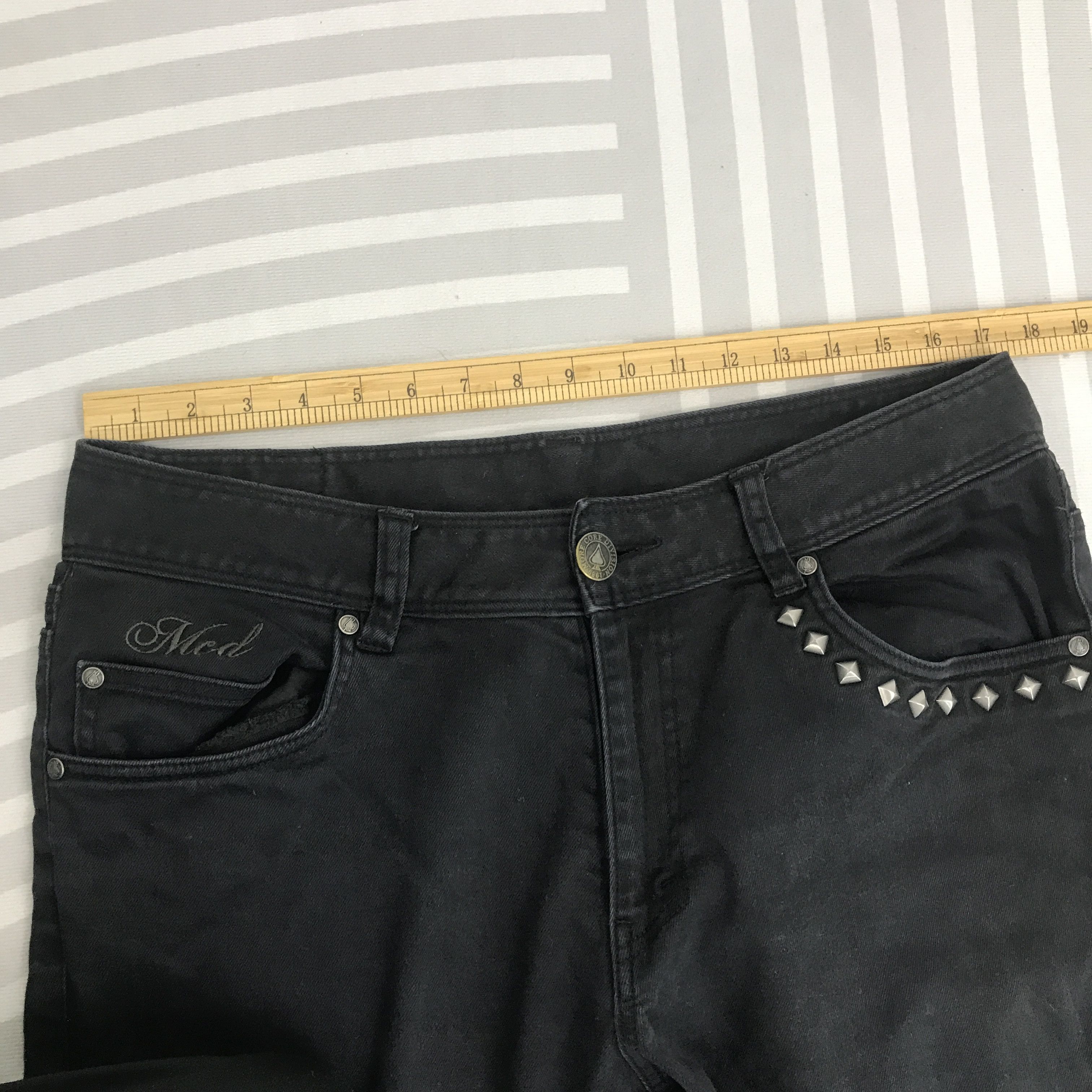 Japanese Brand × Vintage Vintage Japan pants Superior Mothers Denim black Size US 34 / EU 50 - 7 Thumbnail