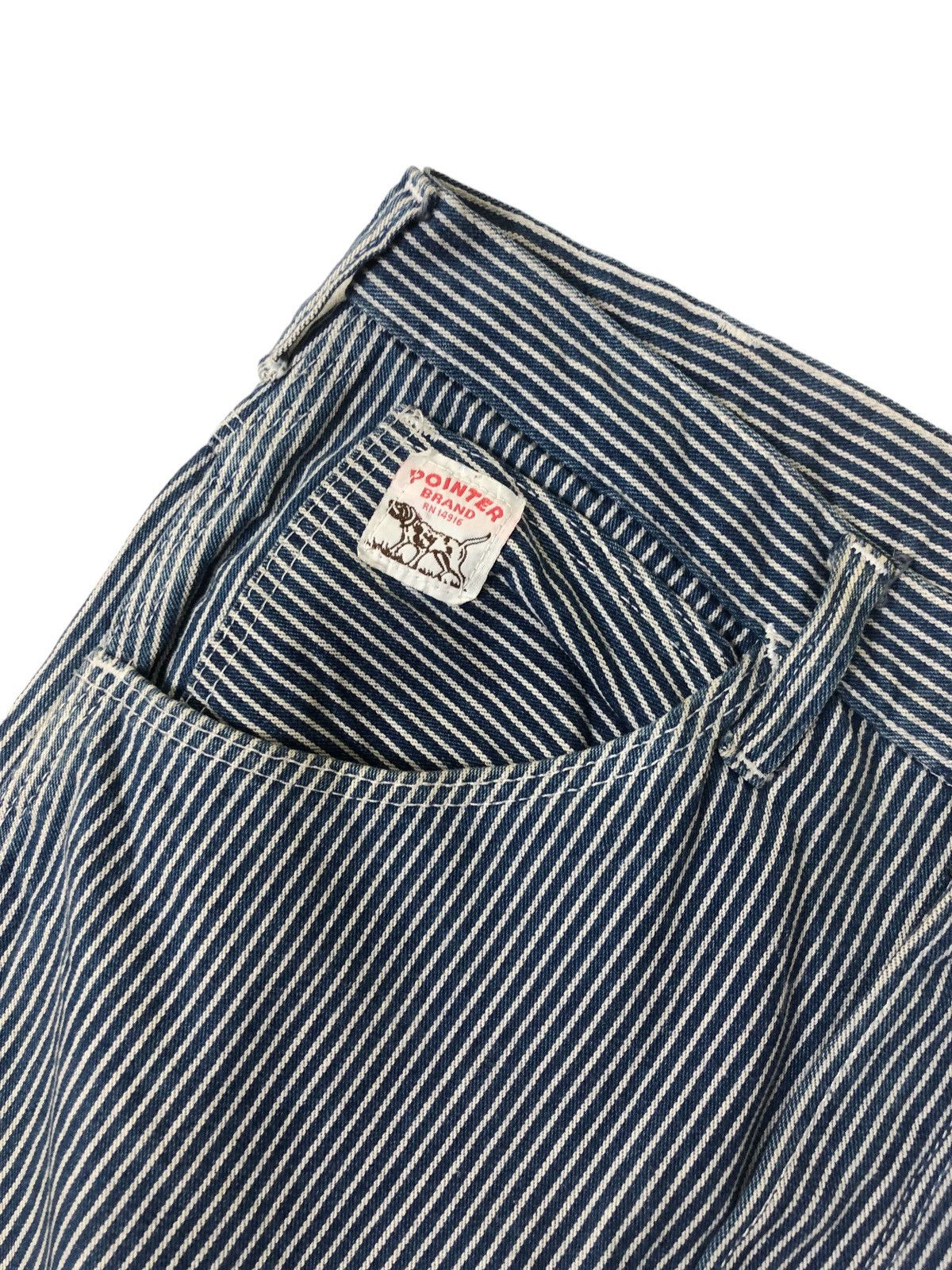 Japanese Brand × Pointer × Vintage Vintage Pointer Hickory Stripe Carpenter Pants Size US 31 - 9 Thumbnail