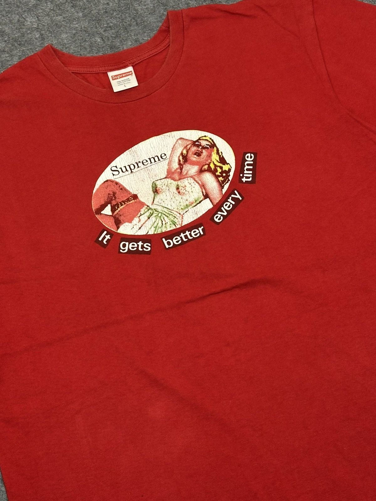 Supreme Supreme It Gets Better Every Time T-shirt. Size US L / EU 52-54 / 3 - 2 Thumbnail