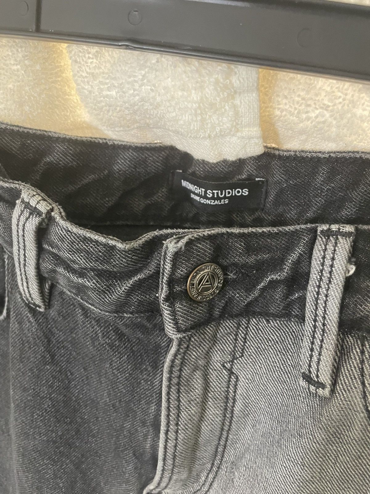 Guess × Midnight Studios Midnight Studios x Guess Two Tone Denim - Black and Grey Size US 31 - 4 Thumbnail